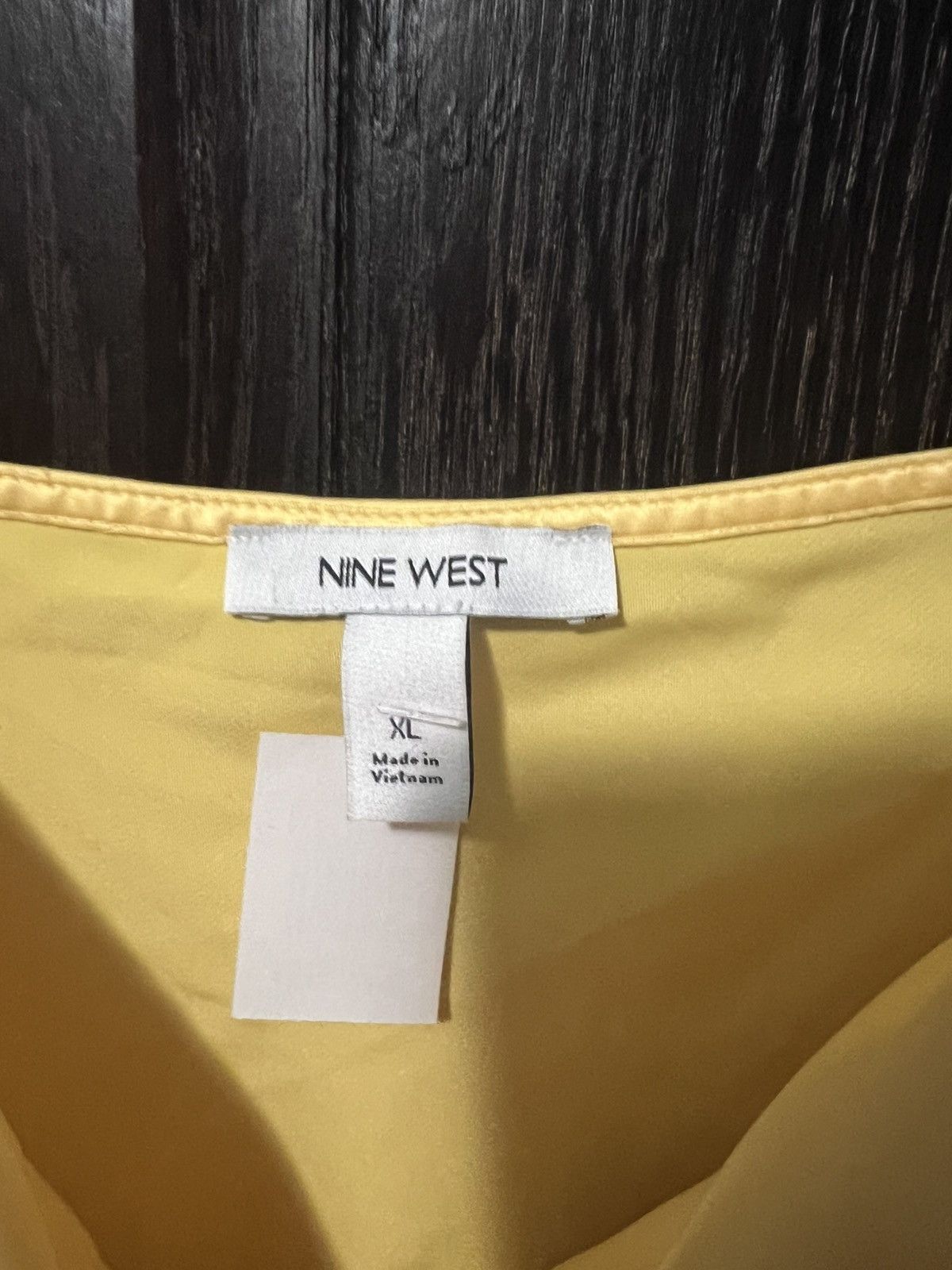 Nine West NWT Women’s Nine West Yellow Silky Spaghetti StrapCami Sz XL Size XL / US 12-14 / IT 48-50 - 2 Thumbnail