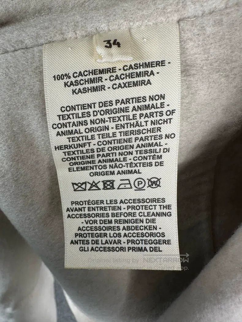 Hermes Hermes Beige Cashmere Long Coat Size XXS / US 00 / IT 34 - 4 Thumbnail