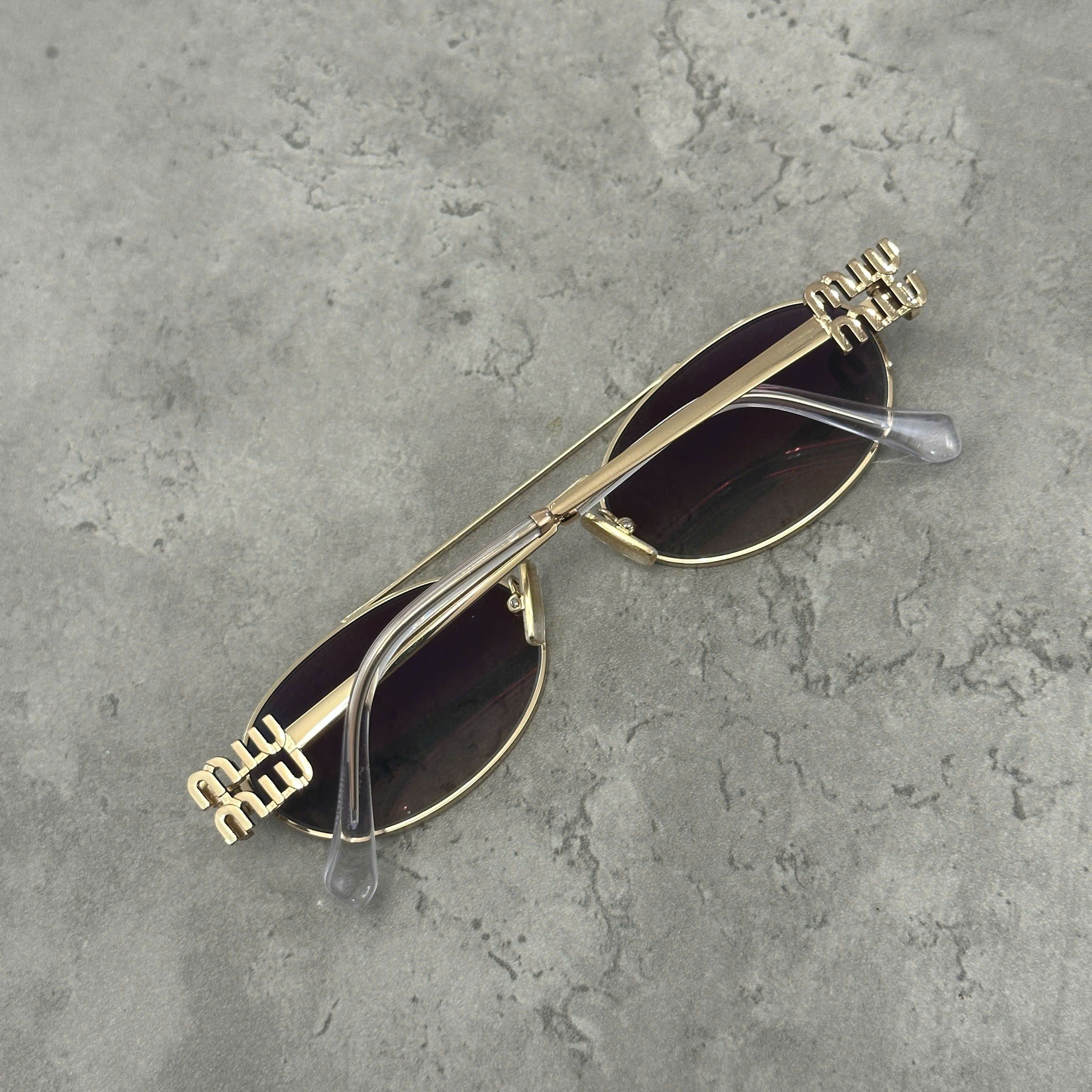 Miu Miu MIU MIU MU 54ZS 5AK30C Sunglasses Size ONE SIZE - 3 Thumbnail