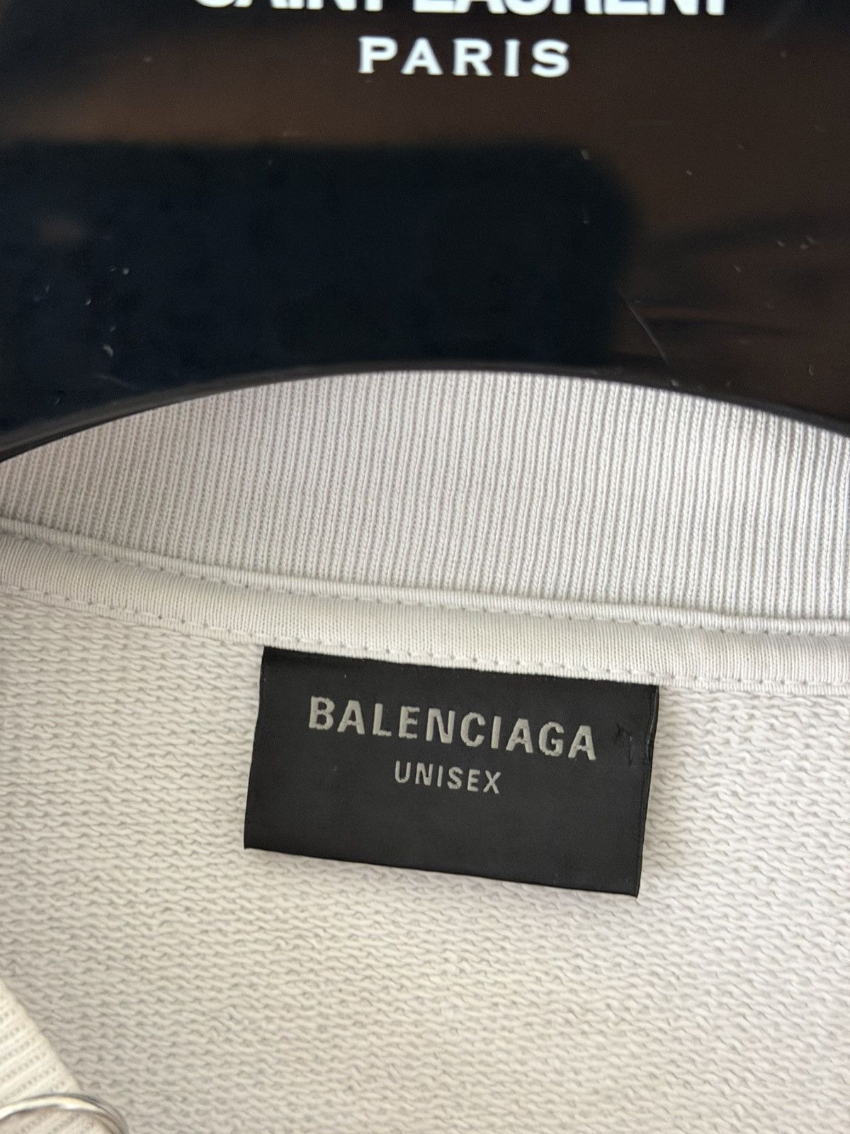 Balenciaga $1790 Pierced Round Crewneck Sweatshirt 1 Size US XL / EU 56 / 4 - 7 Thumbnail