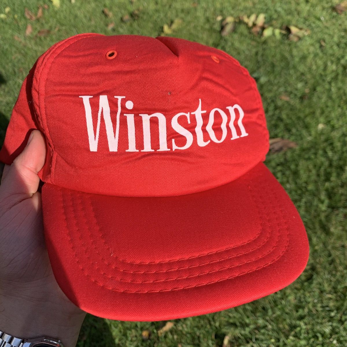 Vintage Vintage Winston Marlboro trucker hat Size ONE SIZE - 4 Thumbnail