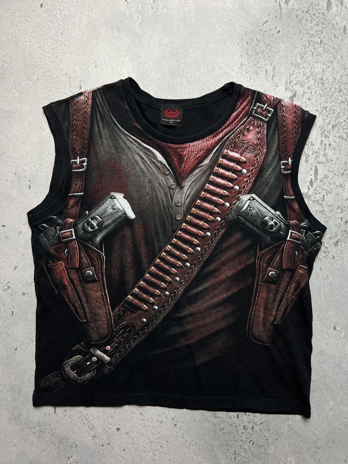 Band Tees Vintage y2k Spiral 3D Stalker Holster Wrap Zombie Bones Tee Size US M / EU 48-50 / 2 - 1 Thumbnail