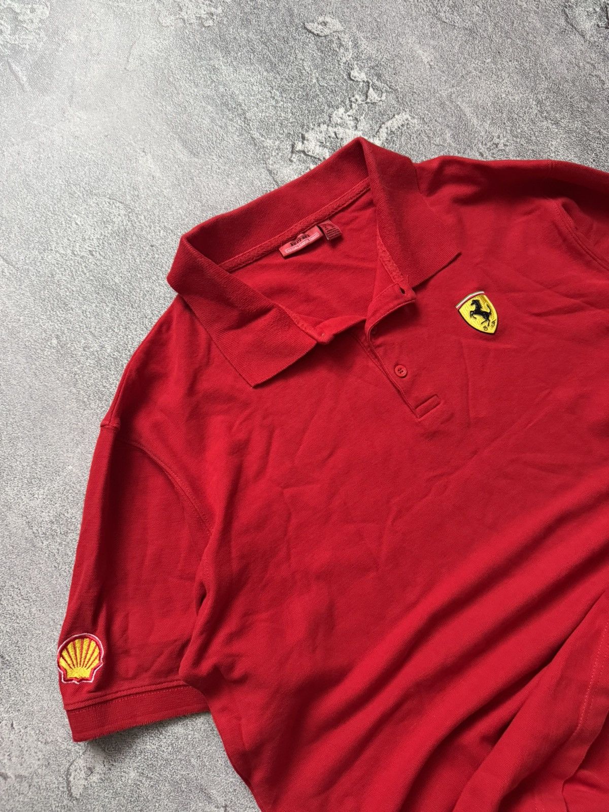 Ferrari × Vintage Ferrari XL Red polo tee T-shirt tank racing Size US XL / EU 56 / 4 - 2 Thumbnail