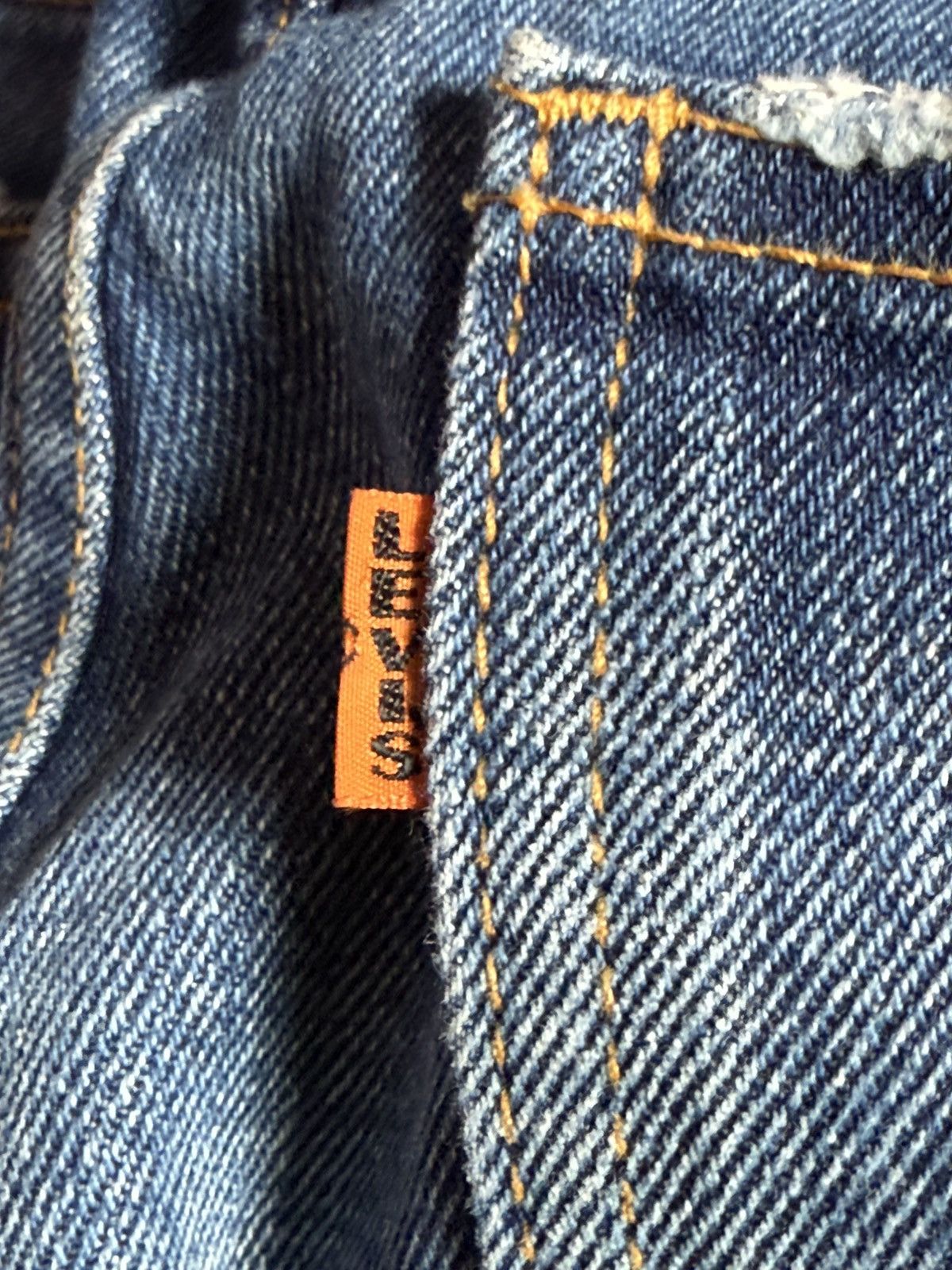 Levi's × TAION × Vintage Vintage LEVIS Big E 646 Flared Bootcut Talon Zipper Jeans Size US 30 / EU 46 - 16 Thumbnail