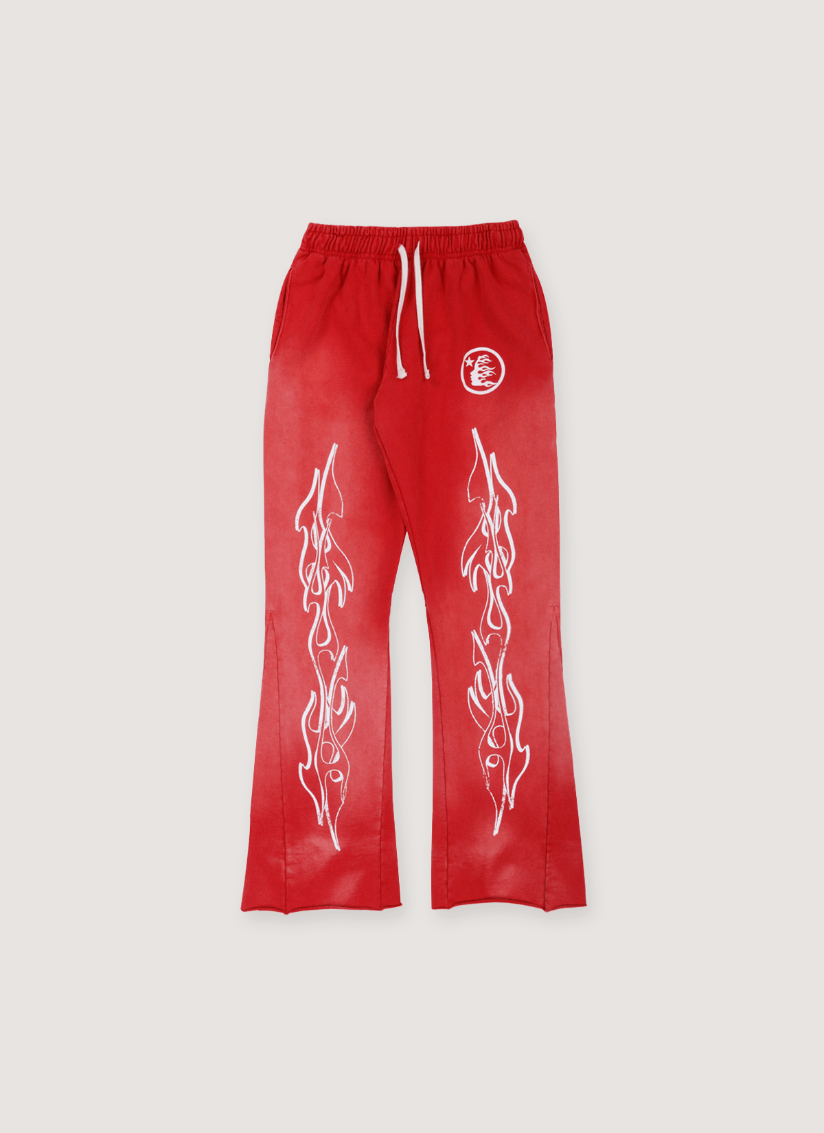 HELLSTAR Racer Path to Paradise Flared Sweatpants Vintage Red Size US 36 / EU 52 - 1 Thumbnail
