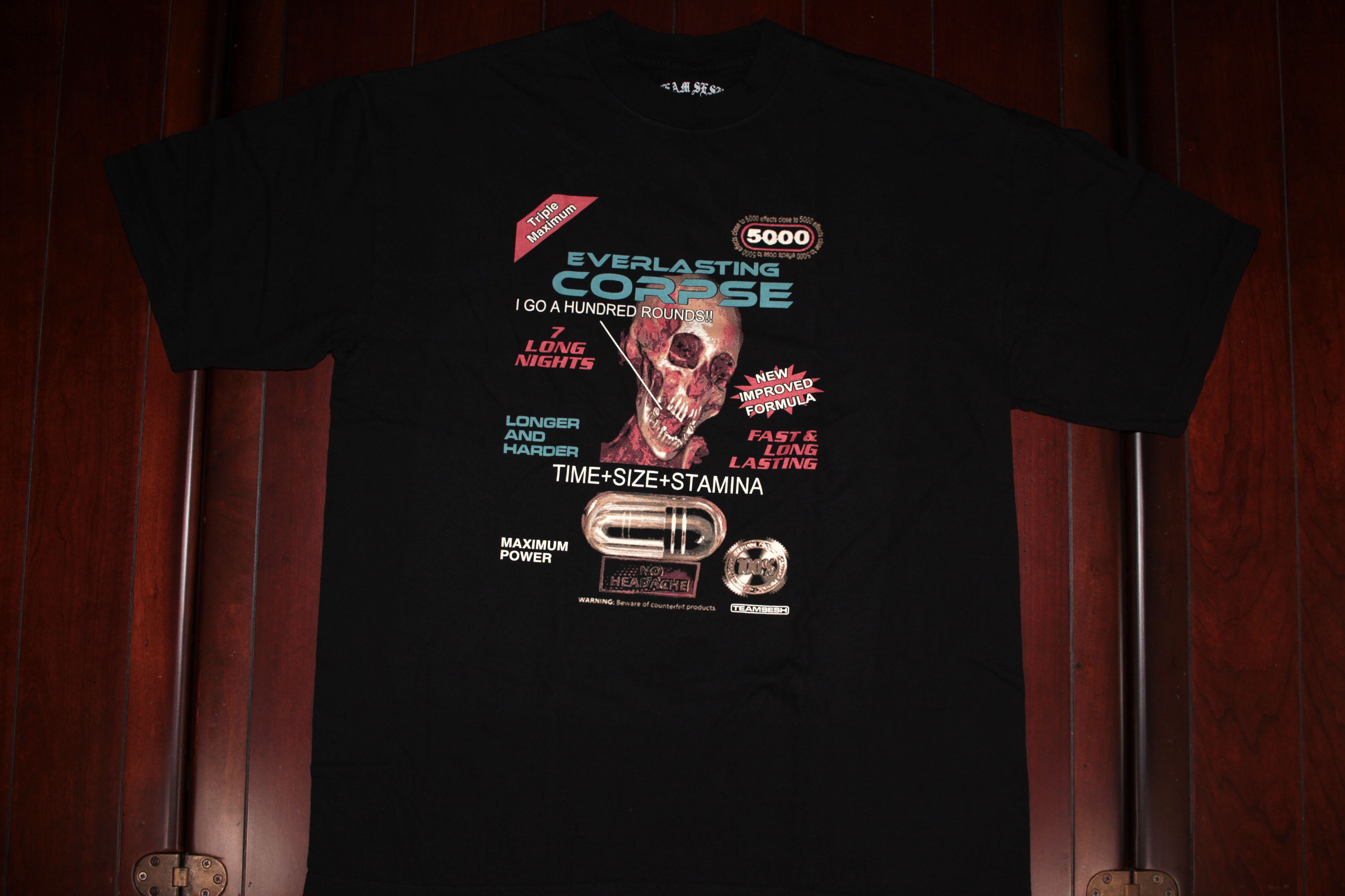 Bones × TeamSESH TeamSESH "EVERLASTING CORPSE" T-Shirt Size US L / EU 52-54 / 3 - 3 Thumbnail