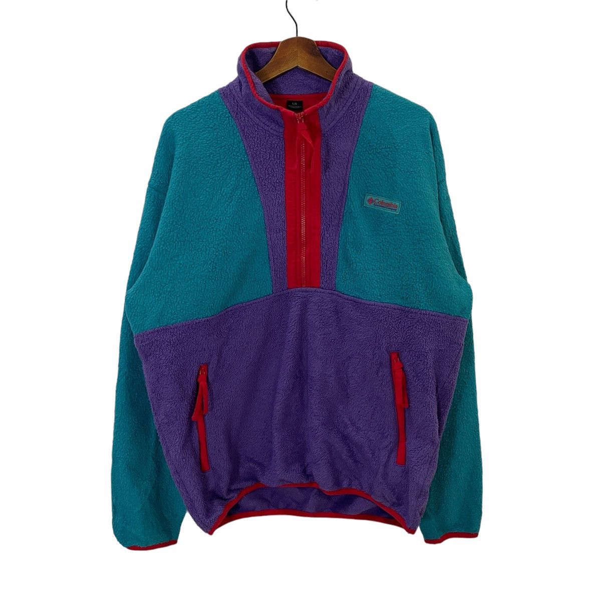 Columbia Vintage Columbia Half Zipper Jacket Size US L / EU 52-54 / 3 - 1 Thumbnail