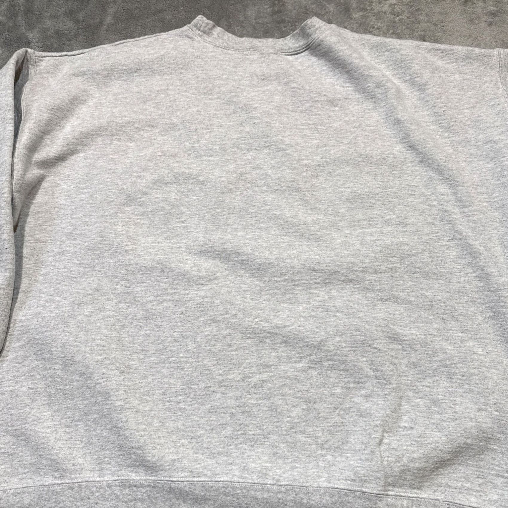Vintage the bar Women Sweatshirt X-Large Varsity Gray Crew Neck Pullover Graphic Print University Activewear Size XL / US 12-14 / IT 48-50 - 7 Thumbnail