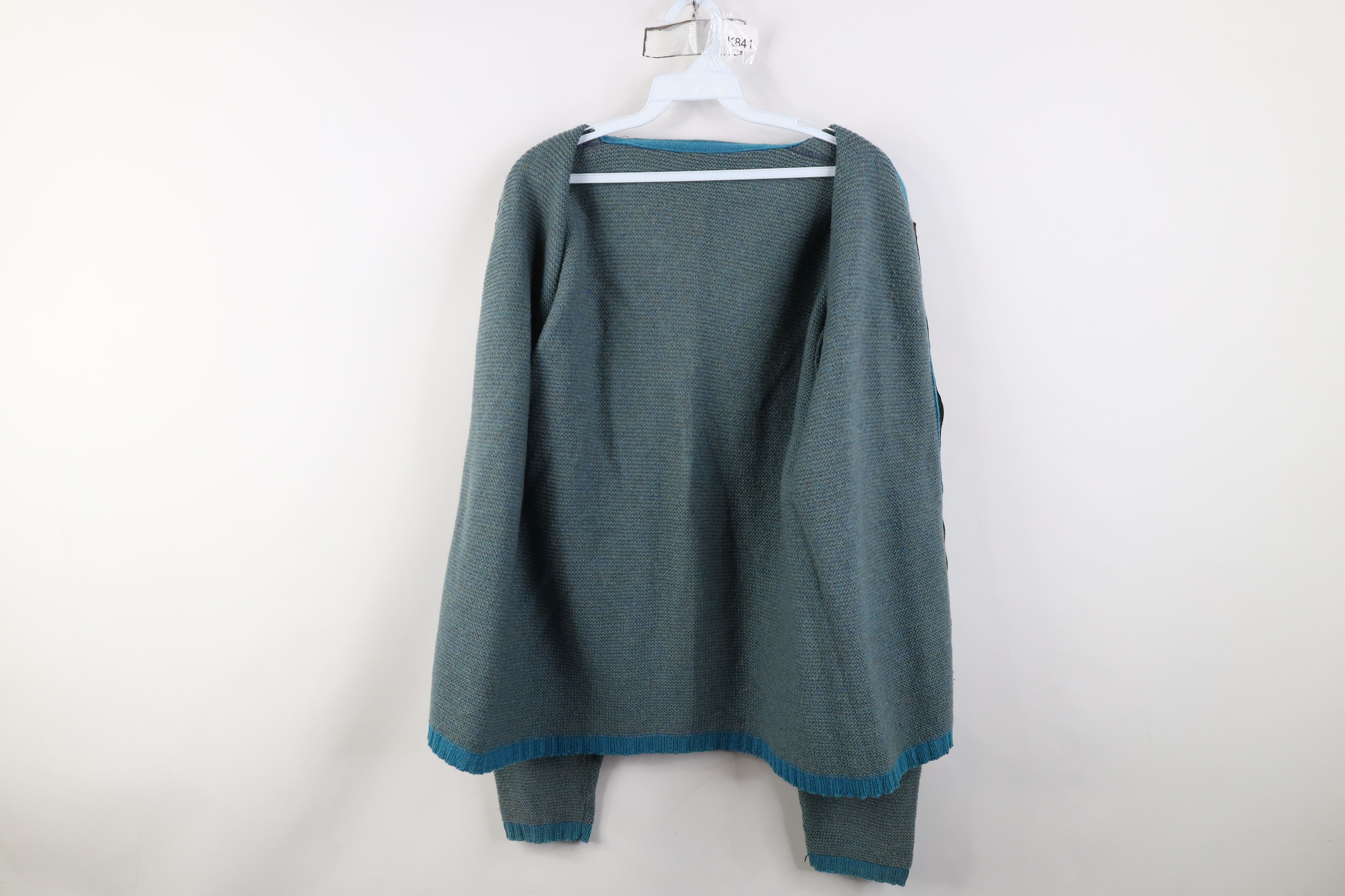 Vintage Vintage 50s Streetwear Chain Button Zip Cardigan Sweater USA Size US M / EU 48-50 / 2 - 11 Thumbnail