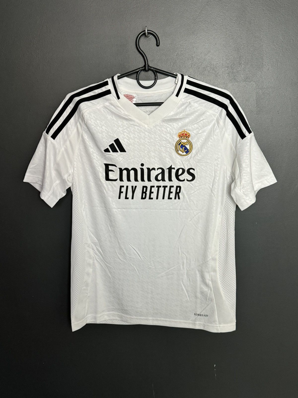 Adidas KIDS Real Madrid 24/25 Home Rodrygo Football Jersey T-Shirt Size US XS / EU 42 / 0 - 2 Thumbnail