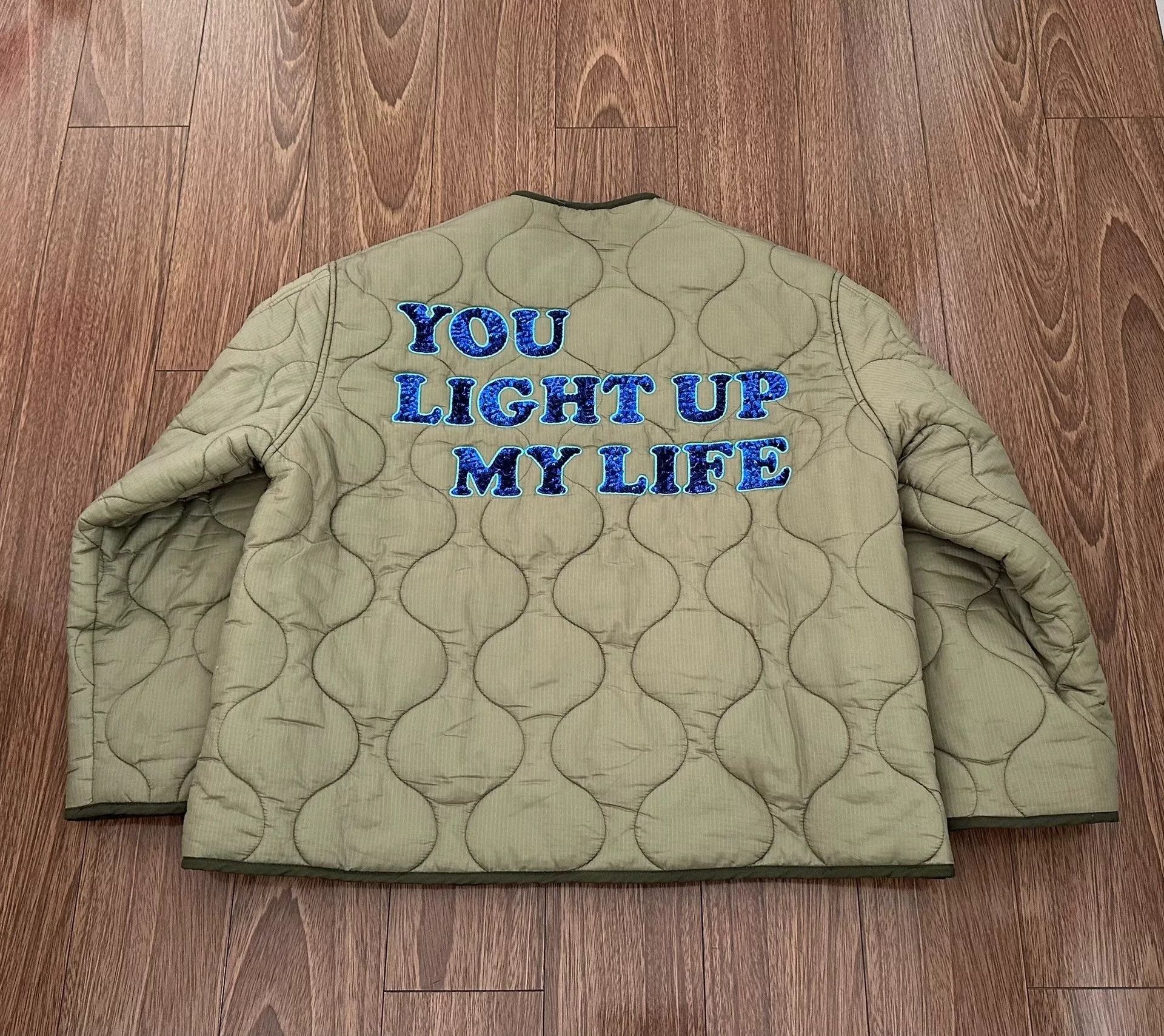 Japanese Brand GD Sequin Letter Embroidery Cotton Jacket Size US L / EU 52-54 / 3 - 2 Thumbnail