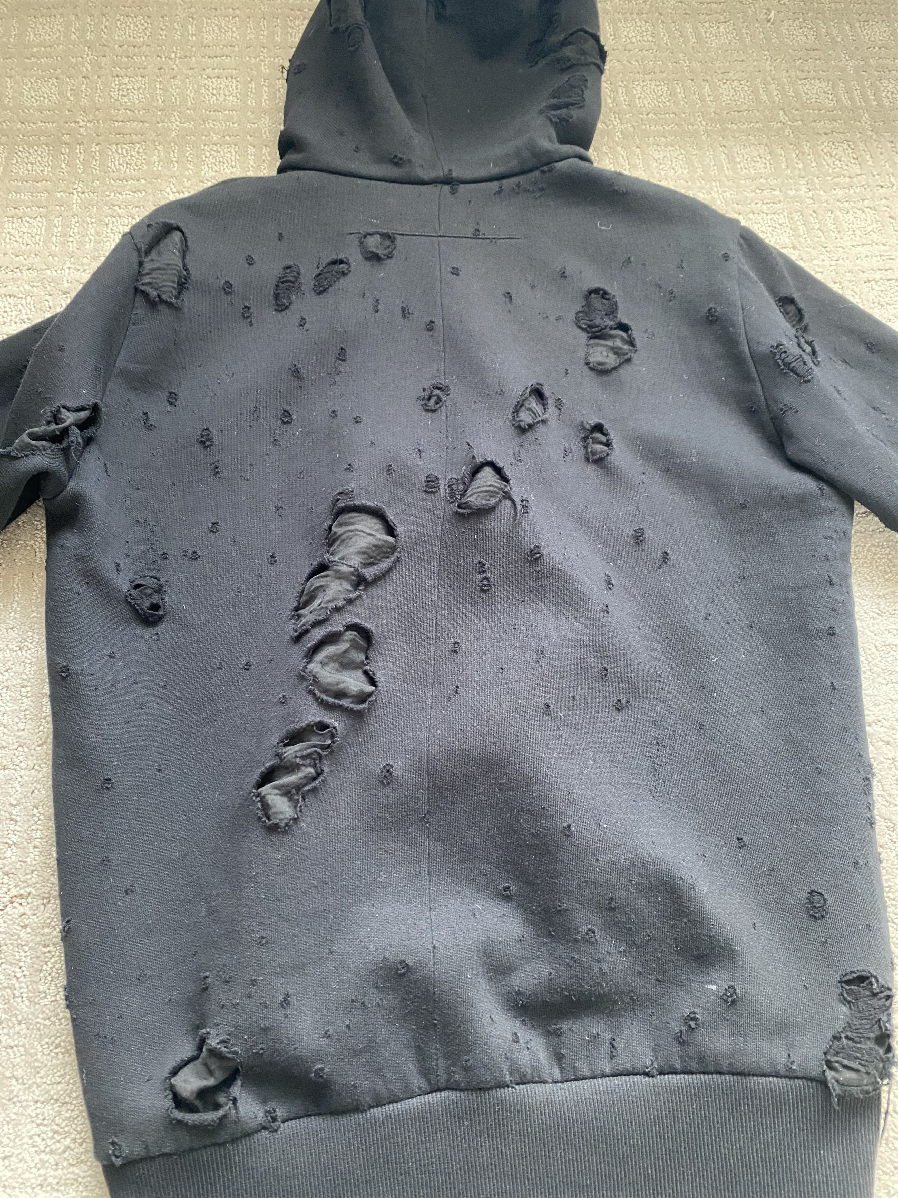 Givenchy distressed hoodie Size US XXS / EU 40 - 3 Thumbnail
