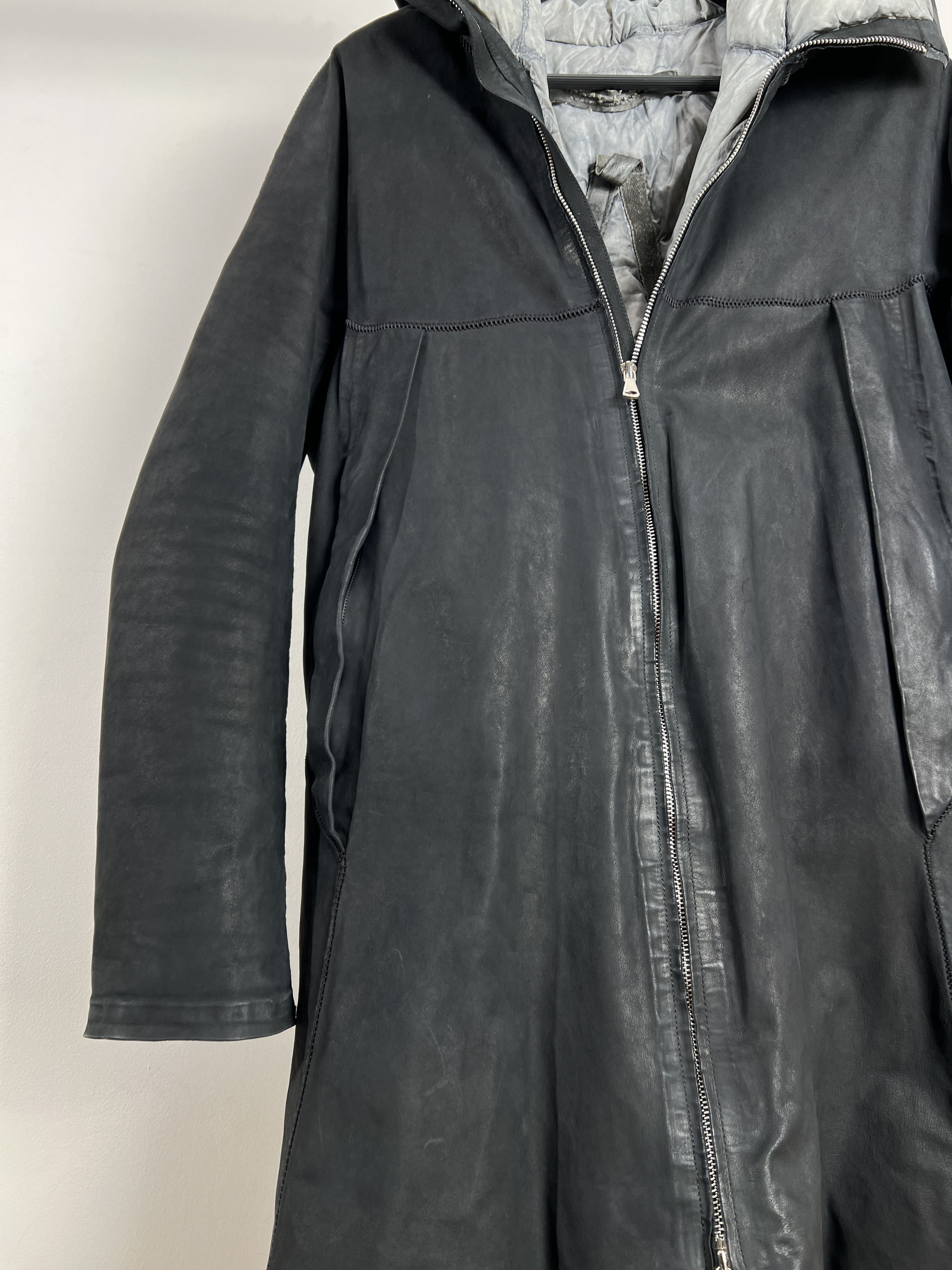 Isaac Sellam Experience ISAAC SELLAM EXPERIENCE LEATHER LONG JACKET Size XXL / US 16-18 / IT 52-54 - 9 Thumbnail