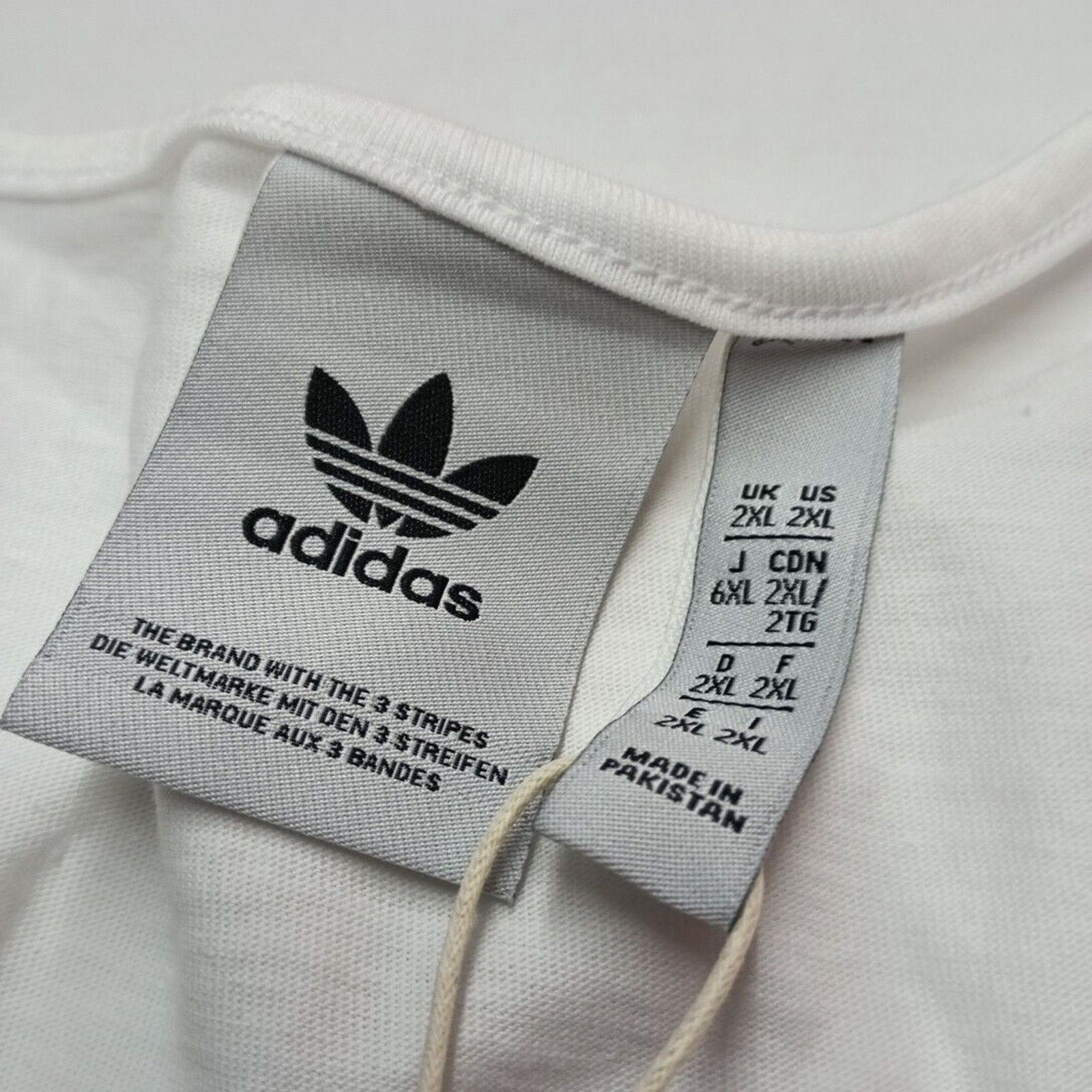 Adidas Adidas Originals Essentials Tank Top Mens 2XL White Athletic Size US XXL / EU 58 / 5 - 3 Thumbnail