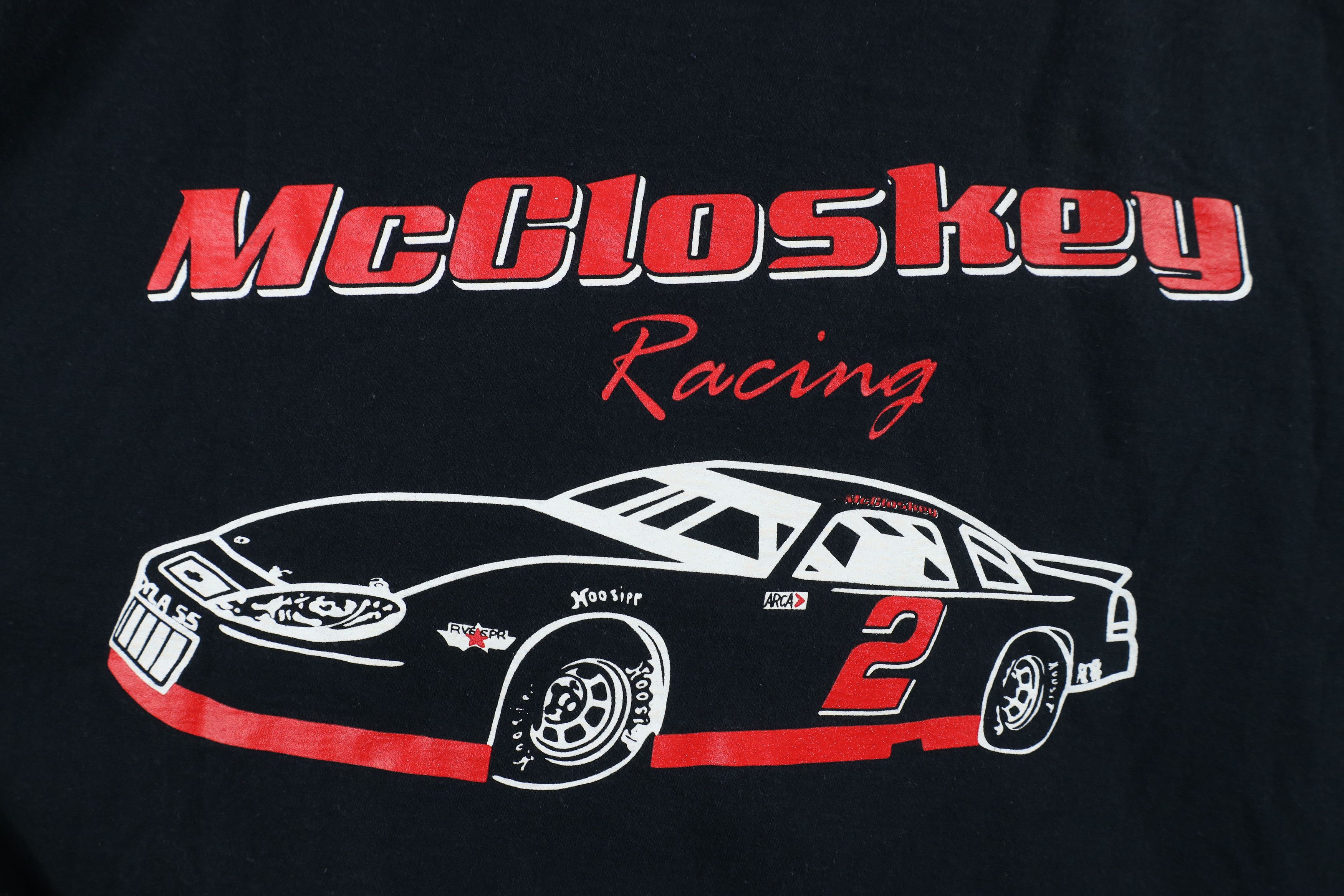 Vintage Vintage Y2K Streetwear McCloskey Racing Short Sleeve T-Shirt Size US L / EU 52-54 / 3 - 12 Thumbnail