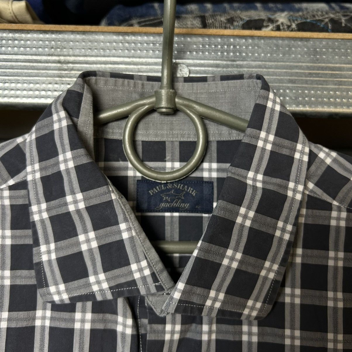 Paul & Shark Luxury Paul Shark Basic Designer button up streetwear shirt Size US L / EU 52-54 / 3 - 4 Thumbnail