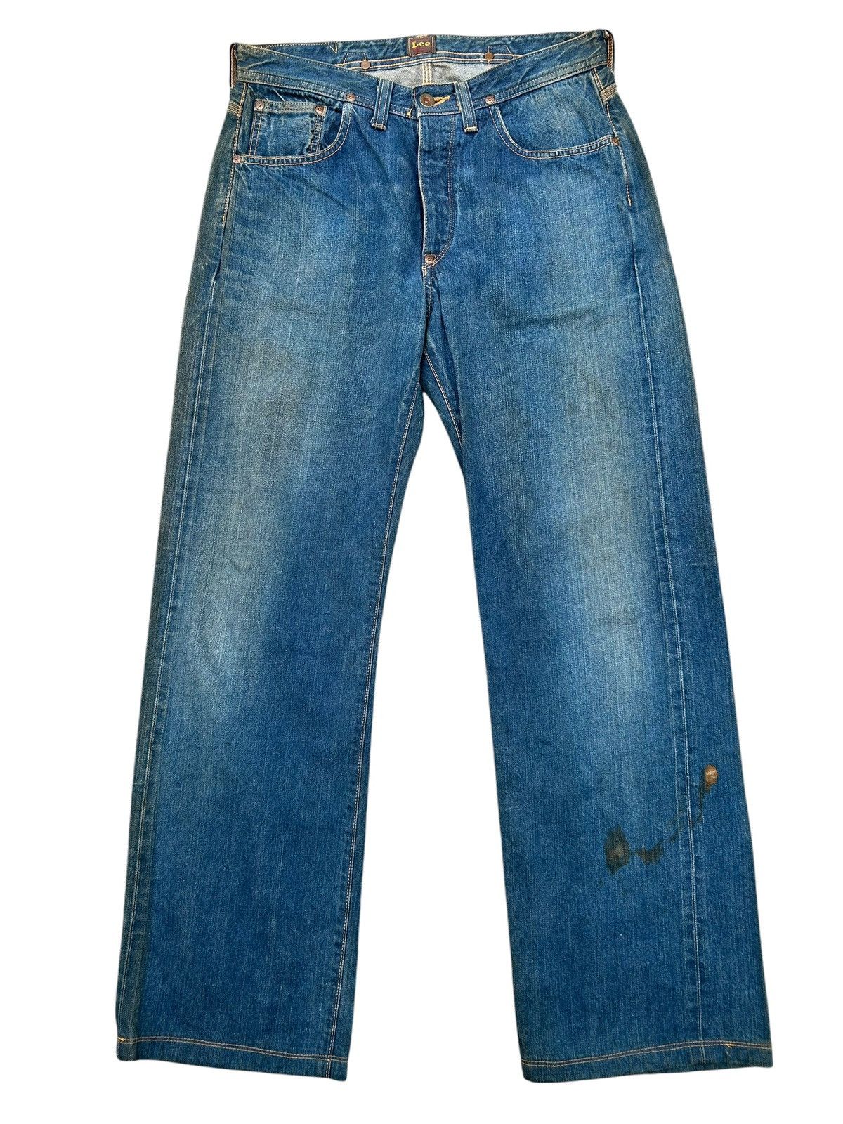 Kapital Vintage Buckle Back Lee Cowboy Selvedge Denim Jeans Size US 32 / EU 48 - 2 Thumbnail