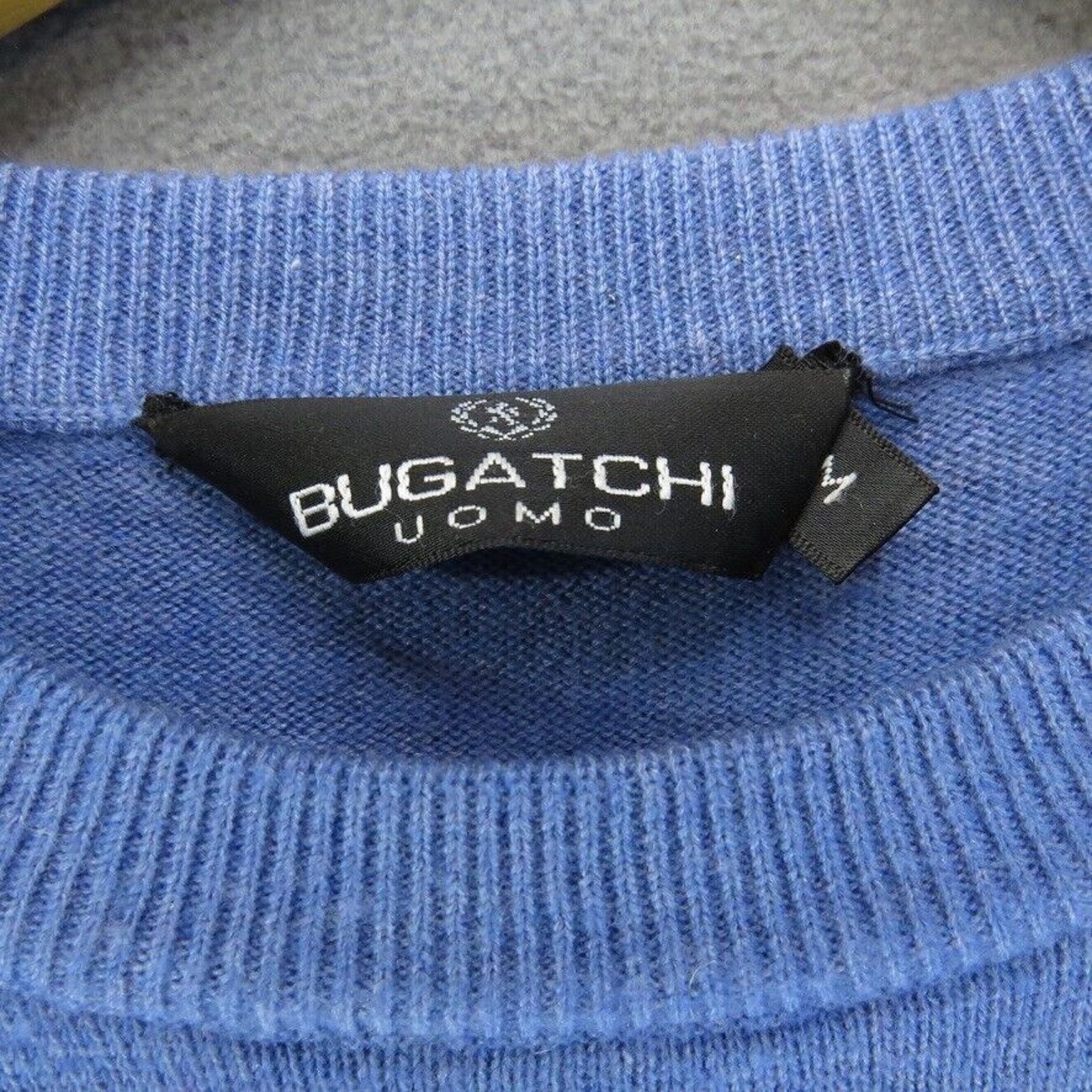 BUGATCHI Bugatchi Uomo Cashmere Sweater Mens Medium Blue Crew Size US M / EU 48-50 / 2 - 4 Thumbnail