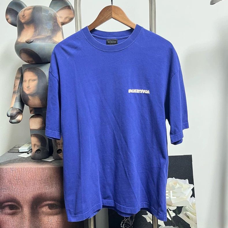 Balenciaga Balenciaga Embroidered Short Sleeve Tee - dmc Size US XS / EU 42 / 0 - 1 Thumbnail