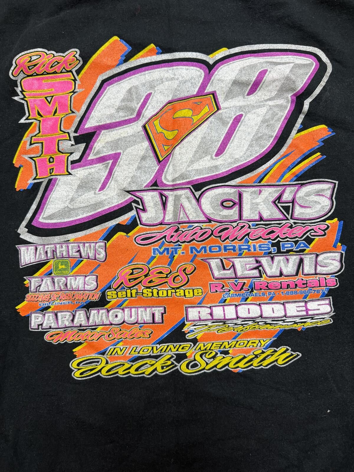 Other Vintage Rick Smith Race Car Black Crewneck Size US XL / EU 56 / 4 - 5 Thumbnail