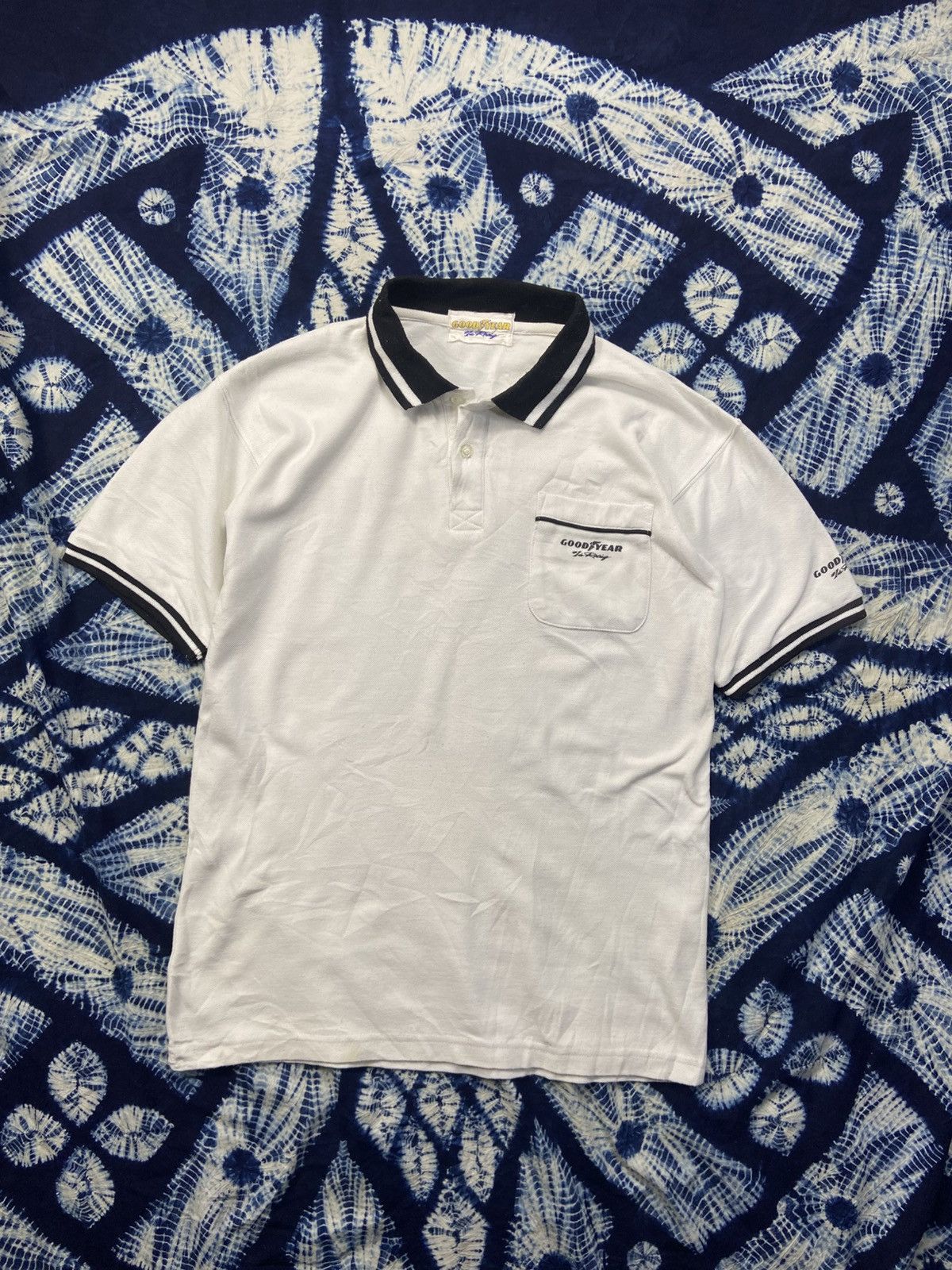 Vintage Vintage Good Year Polo Logo Shirt Size US M / EU 48-50 / 2 - 2 Thumbnail