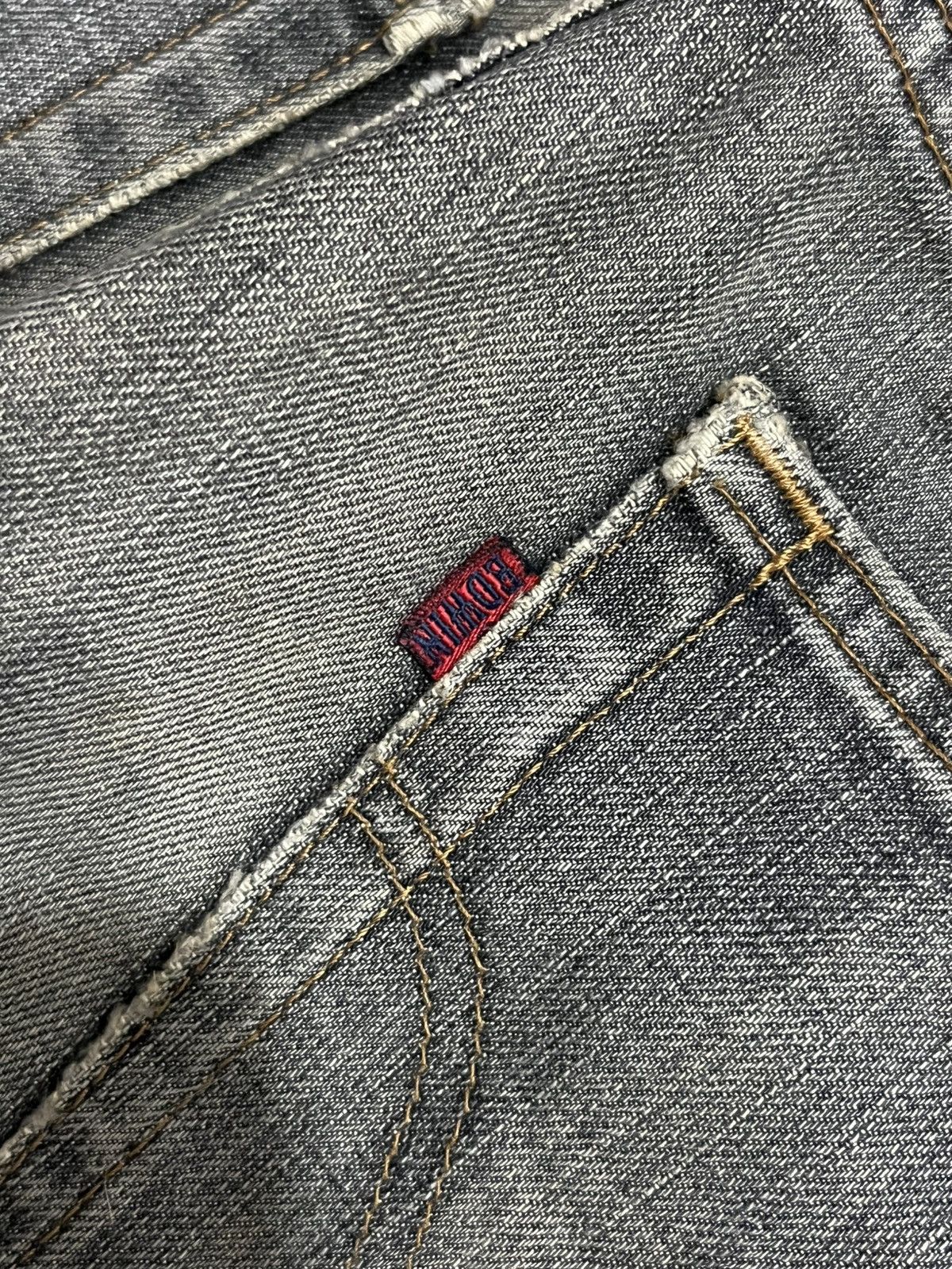 Edwin Vintage Edwin 503 Rusty Washed Straight Leg Jeans Size US 32 / EU 48 - 9 Thumbnail