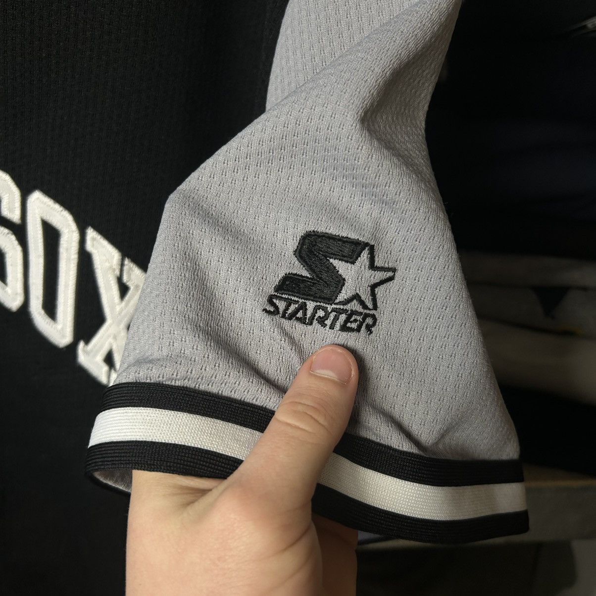 Starter Vintage Starter White Sox Baseball button jersey size XL Size US XL / EU 56 / 4 - 11 Thumbnail