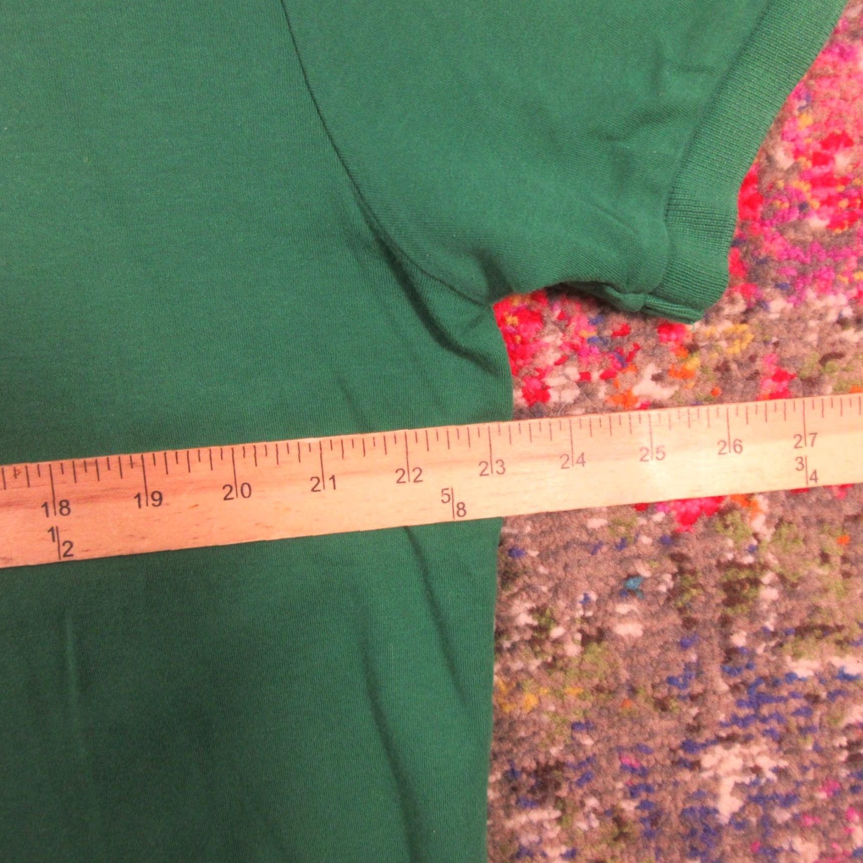 Polo Ralph Lauren VTG Polo Ralph Lauren Polo Shirt Mens M Oversized Green Distressed Size US M / EU 48-50 / 2 - 5 Thumbnail