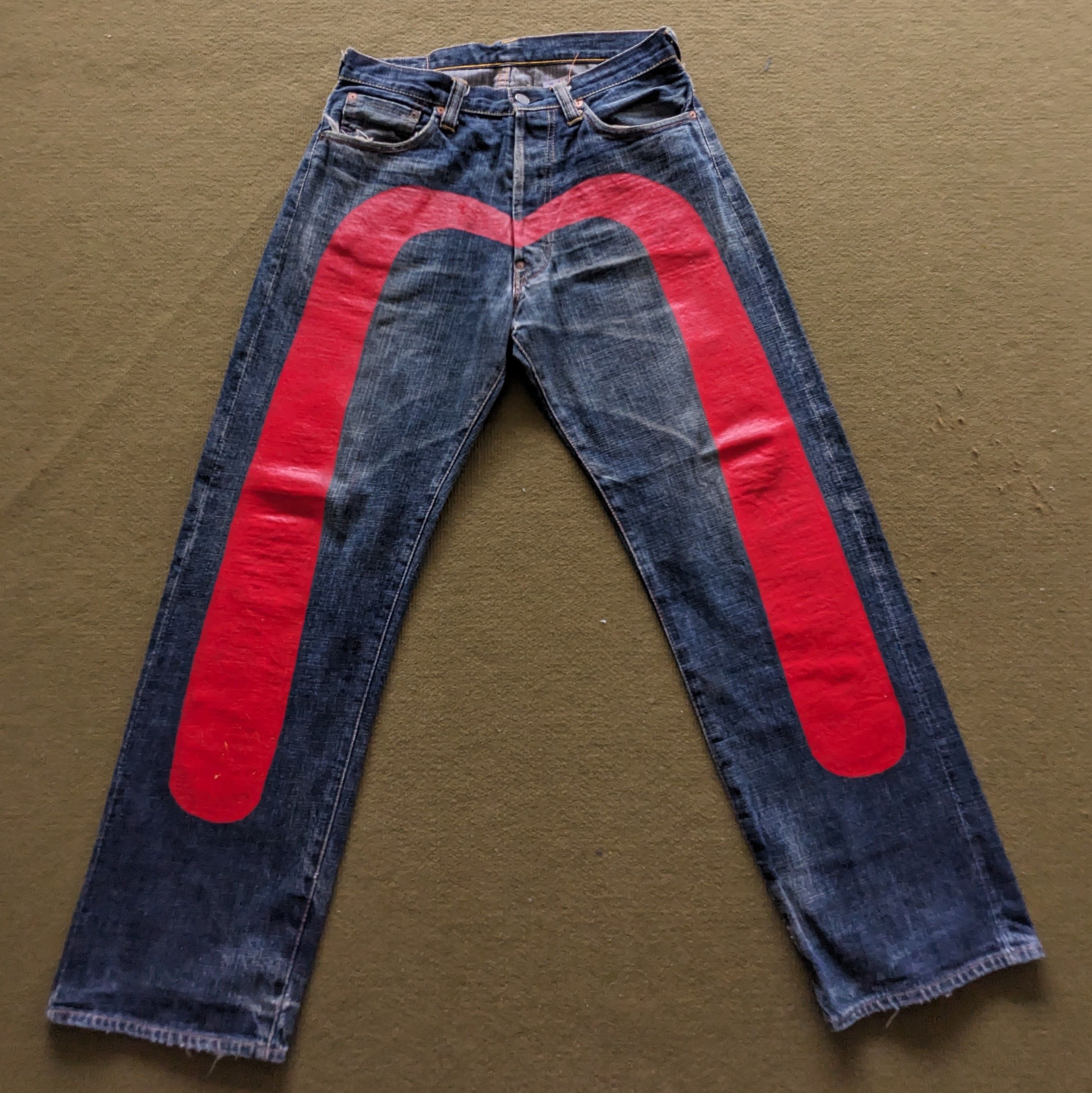 Evisu Vintage EVISU Japanese Fashion Brand Jeans Size US 30 / EU 46 - 1 Thumbnail