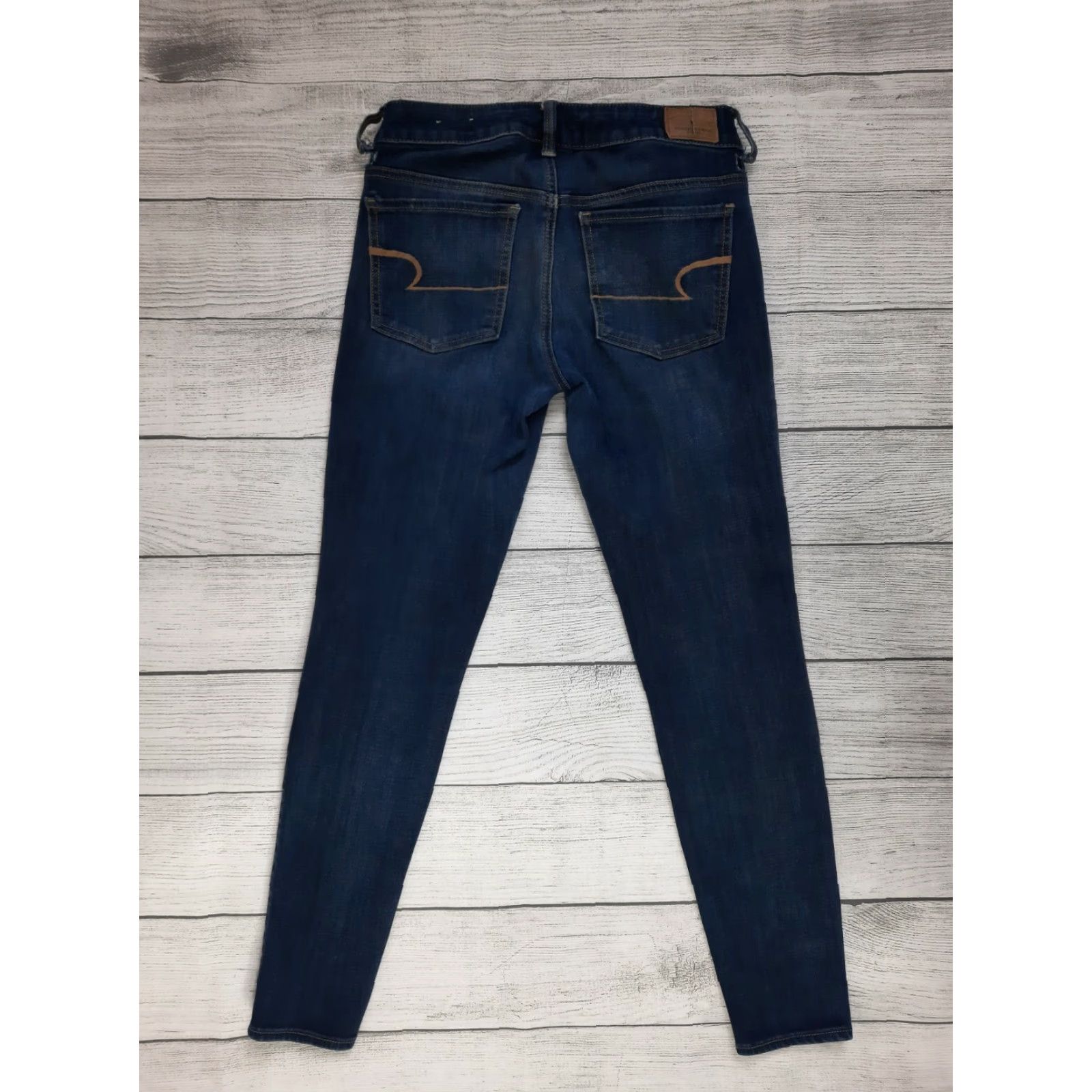 American Eagle Outfitters American Eagle Outfitters Jeans Skinny Stretch Denim Jegging Women 6 Reg Blue Cotton Blend Denim Size 28" / US 6 / IT 42 - 3 Thumbnail