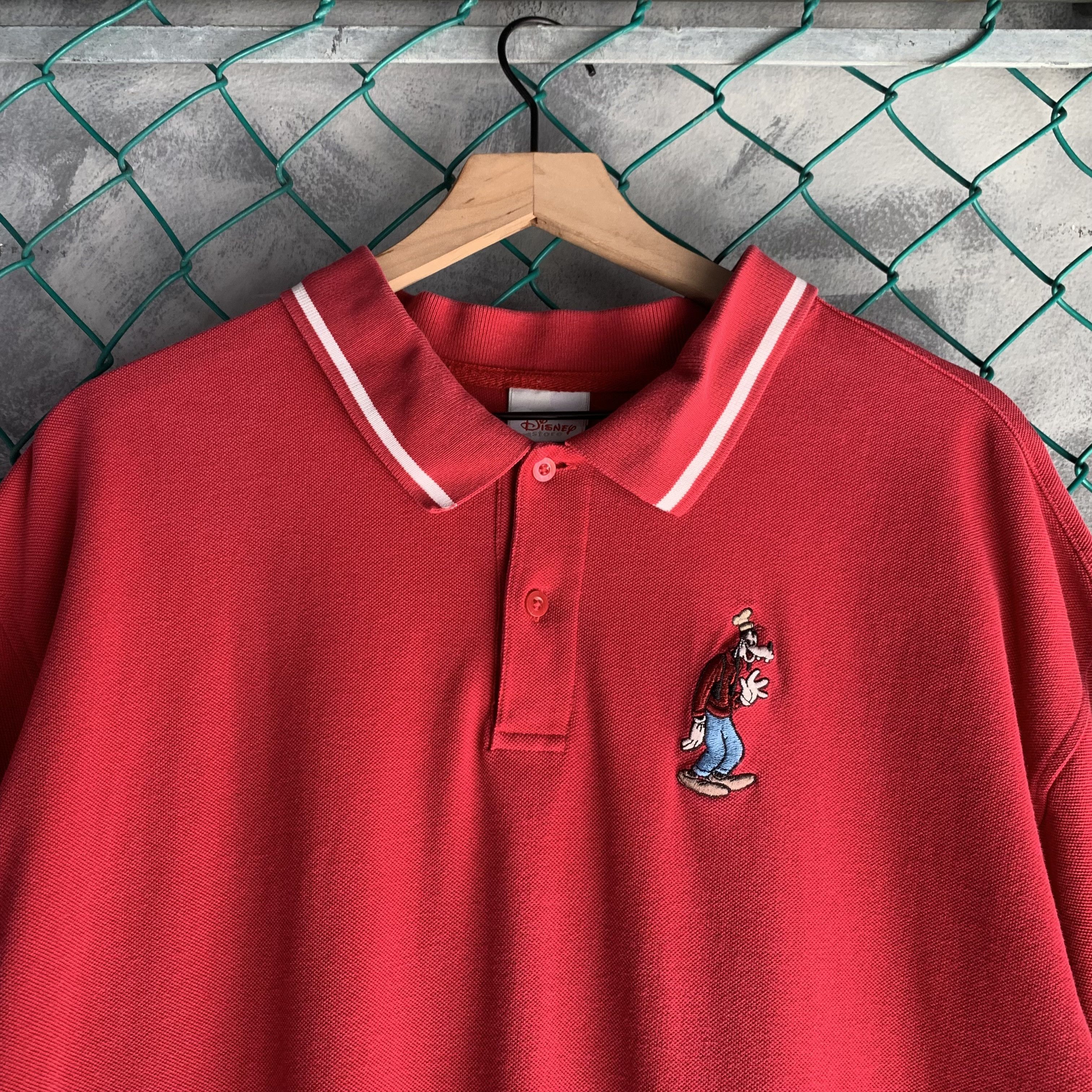 Disney Vintage Disney Store Goofy Red Polo Shirt Size XL Men’s Size US XL / EU 56 / 4 - 2 Thumbnail