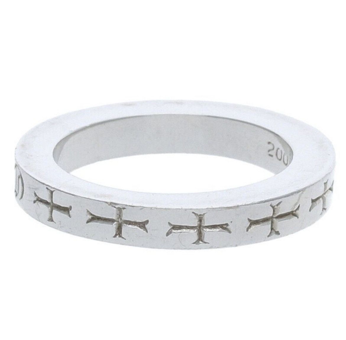 Chrome Hearts Chrome Hearts 18K 3mm Spacer White Gold Ring Size ONE SIZE - 2 Thumbnail