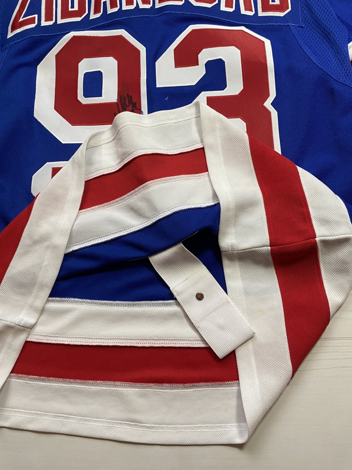 Adidas Adidas New York Rangers signed #93 Zibanejad NHL jersey Size US M / EU 48-50 / 2 - 23 Thumbnail