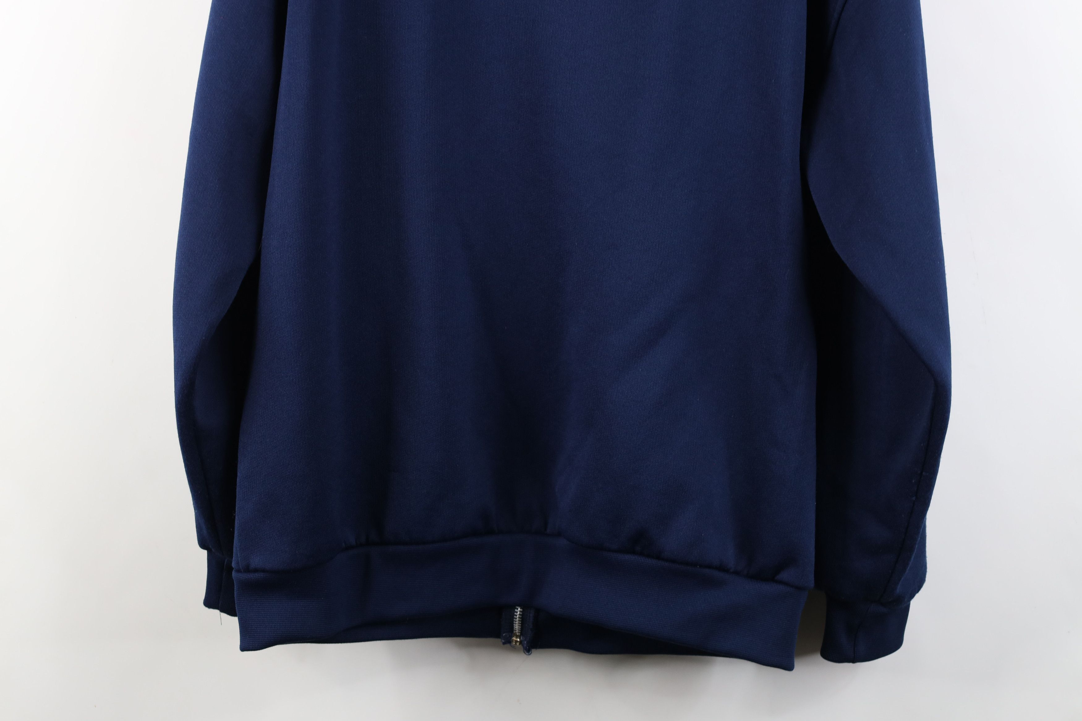 Vintage Vintage 90s Streetwear Waffle Knit Lined Full Zip Hoodie Size US L / EU 52-54 / 3 - 13 Thumbnail