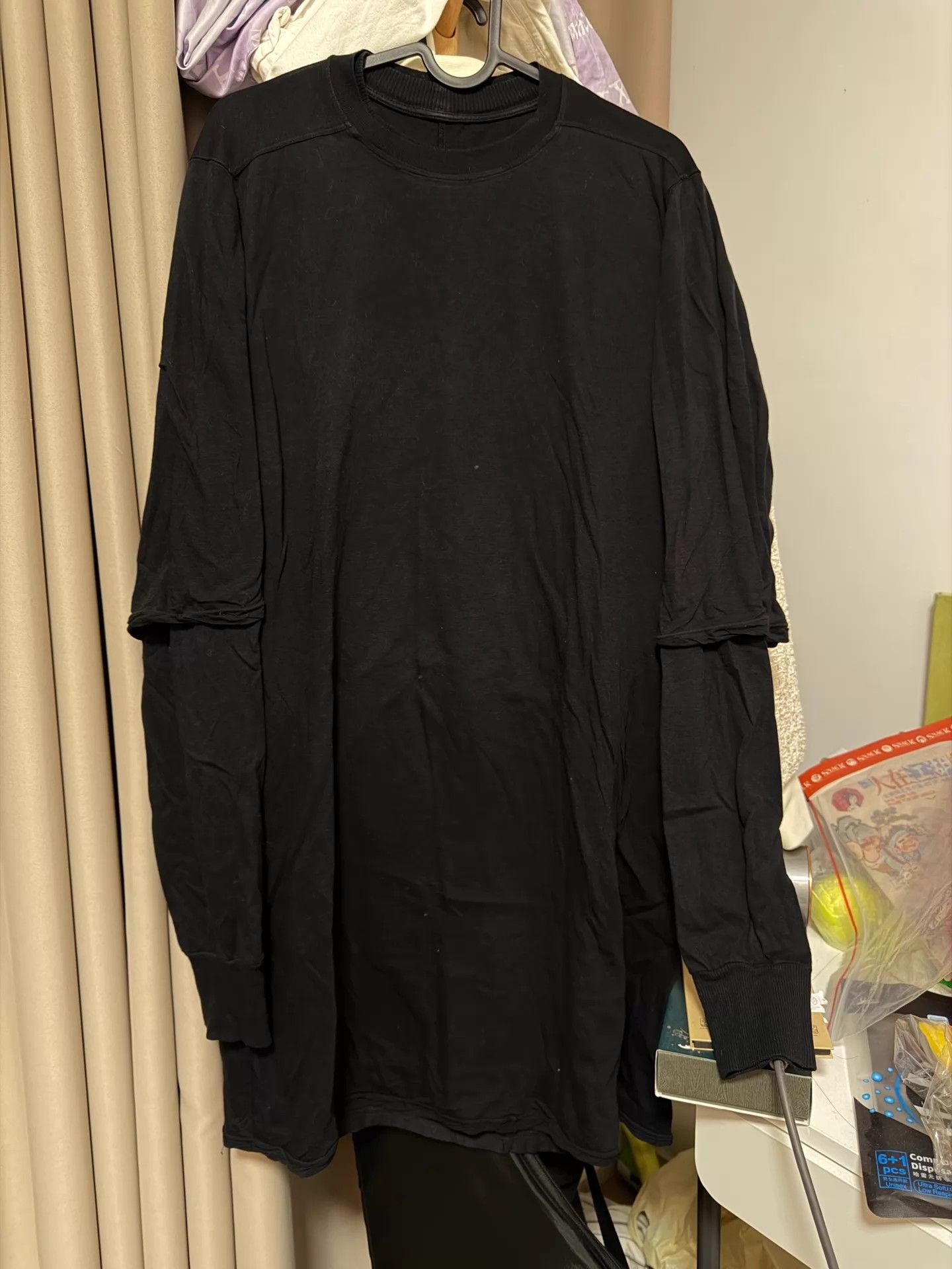 Rick Owens Rick Owens drkshdw 2 long sleeve sweatshirt S unisex long Size US S / EU 44-46 / 1 - 1 Thumbnail