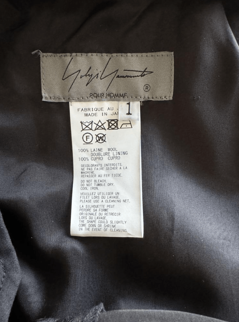 Yohji Yamamoto Yohji Yamamoto Pour Homme - W/Gabardine Tie Drape Pants Size US 30 / EU 46 - 19 Thumbnail