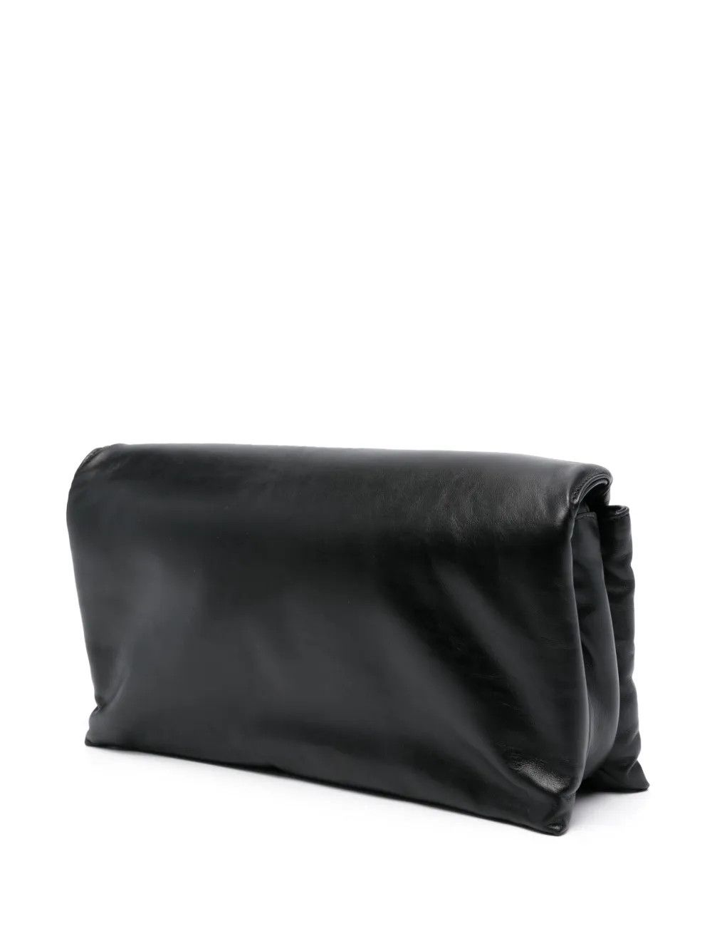 Jil Sander o1loc1c0426 Size:OS/Padded Leather Shoulder Bag in Black Size ONE SIZE - 3 Thumbnail