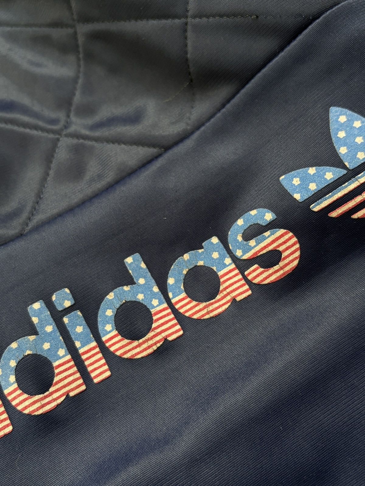 Adidas Vintage 80s Adidas Ventex Trefoil USA Olympic Track Jacket L Size US L / EU 52-54 / 3 - 8 Thumbnail