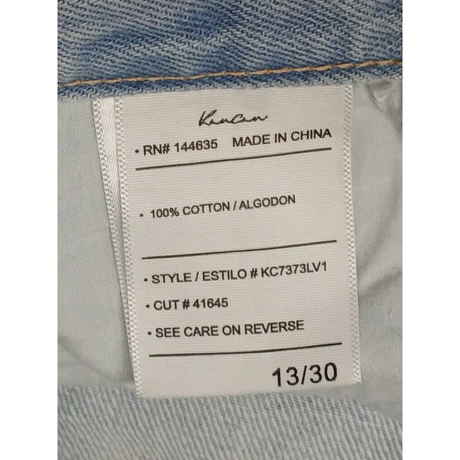 Kancan USA KanCan (13/30) Vintage Mid Rise Wide Leg Light Denim Jeans Size 32" / US 10 / IT 46 - 7 Thumbnail