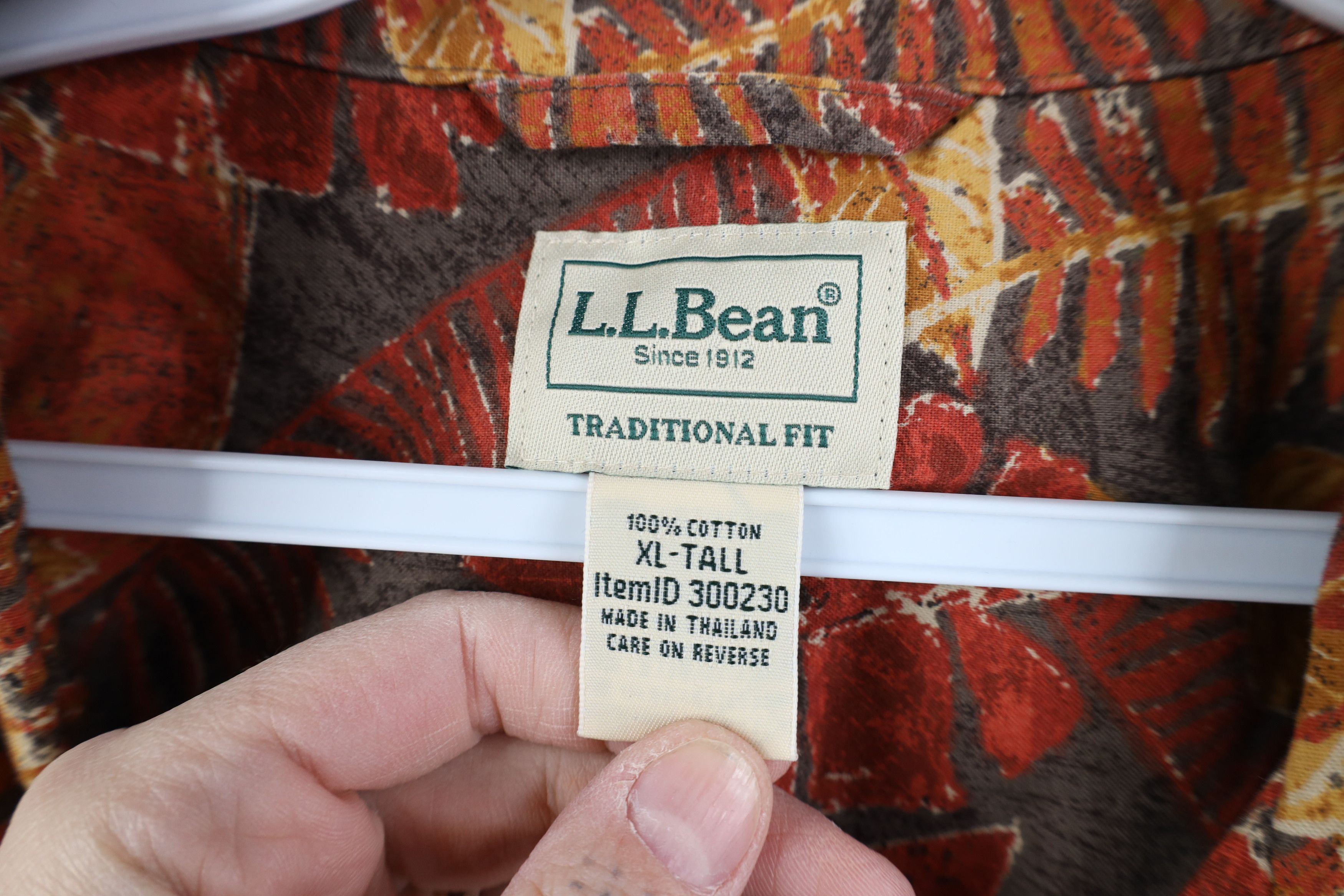 L.L. Bean Vintage 90s Y2K LL Bean Hawaiian Short Sleeve Button Shirt Size US XL / EU 56 / 4 - 8 Thumbnail