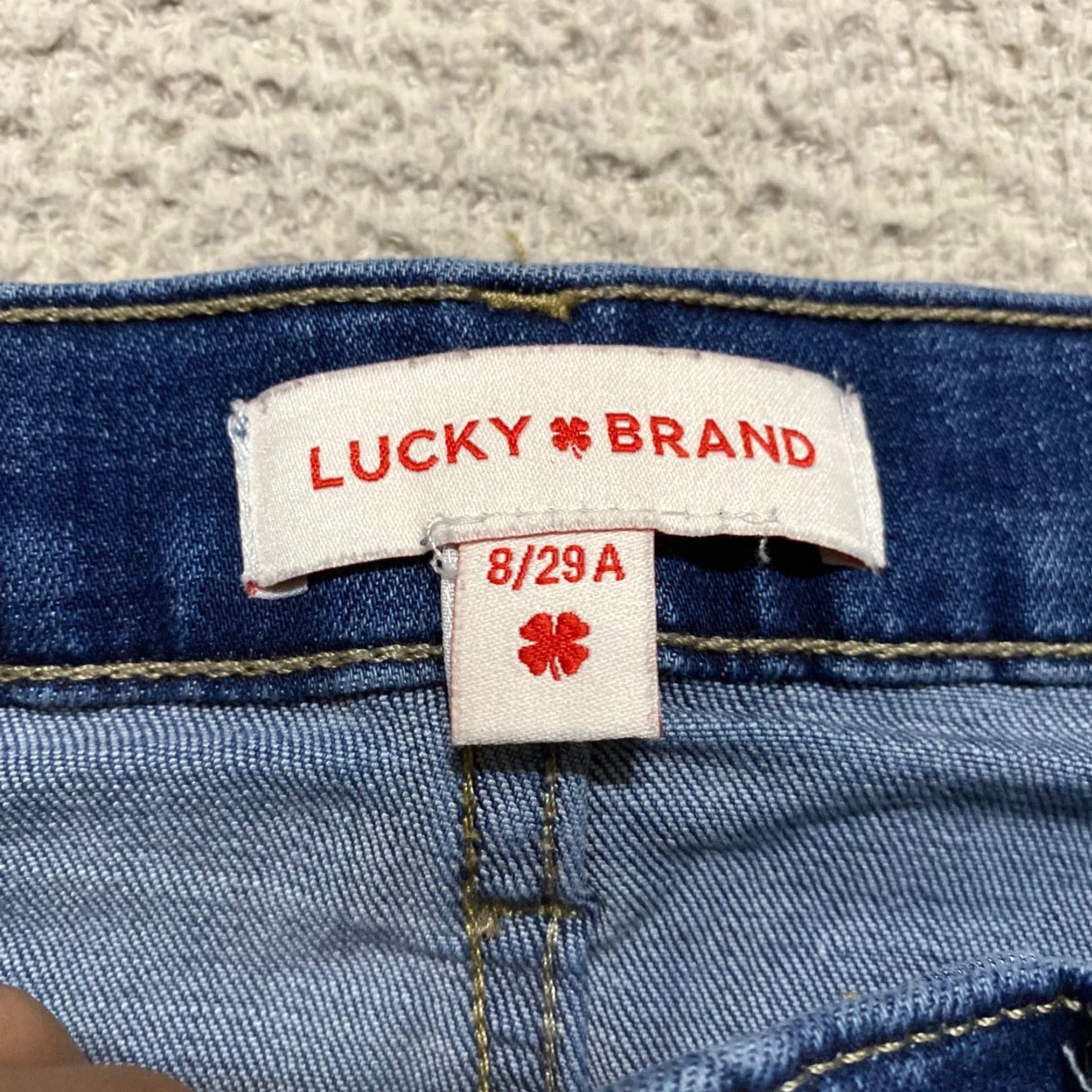Lucky Brand Lucky Brand Womens 8 Jeans Blue Denim Medium Wash Ava Mid Rise Skinny Leg Size 30" / US 8 / IT 44 - 3 Thumbnail