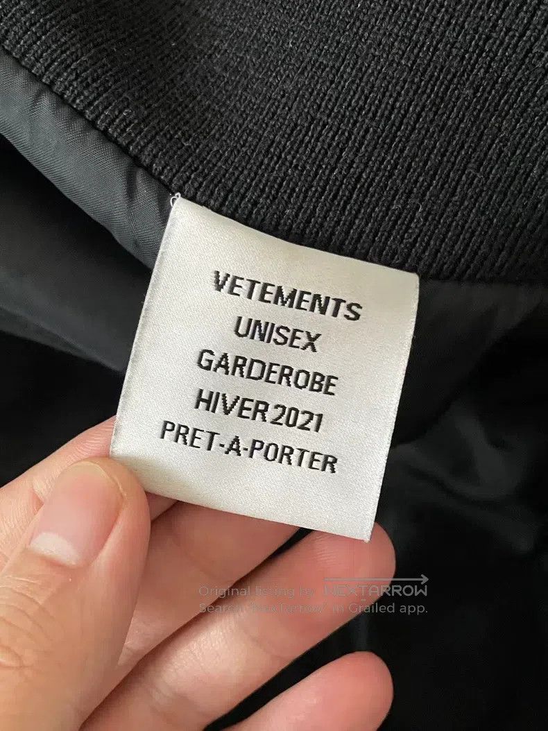 Vetements Vetements Wool Leather Jacket Size US XS / EU 42 / 0 - 5 Thumbnail