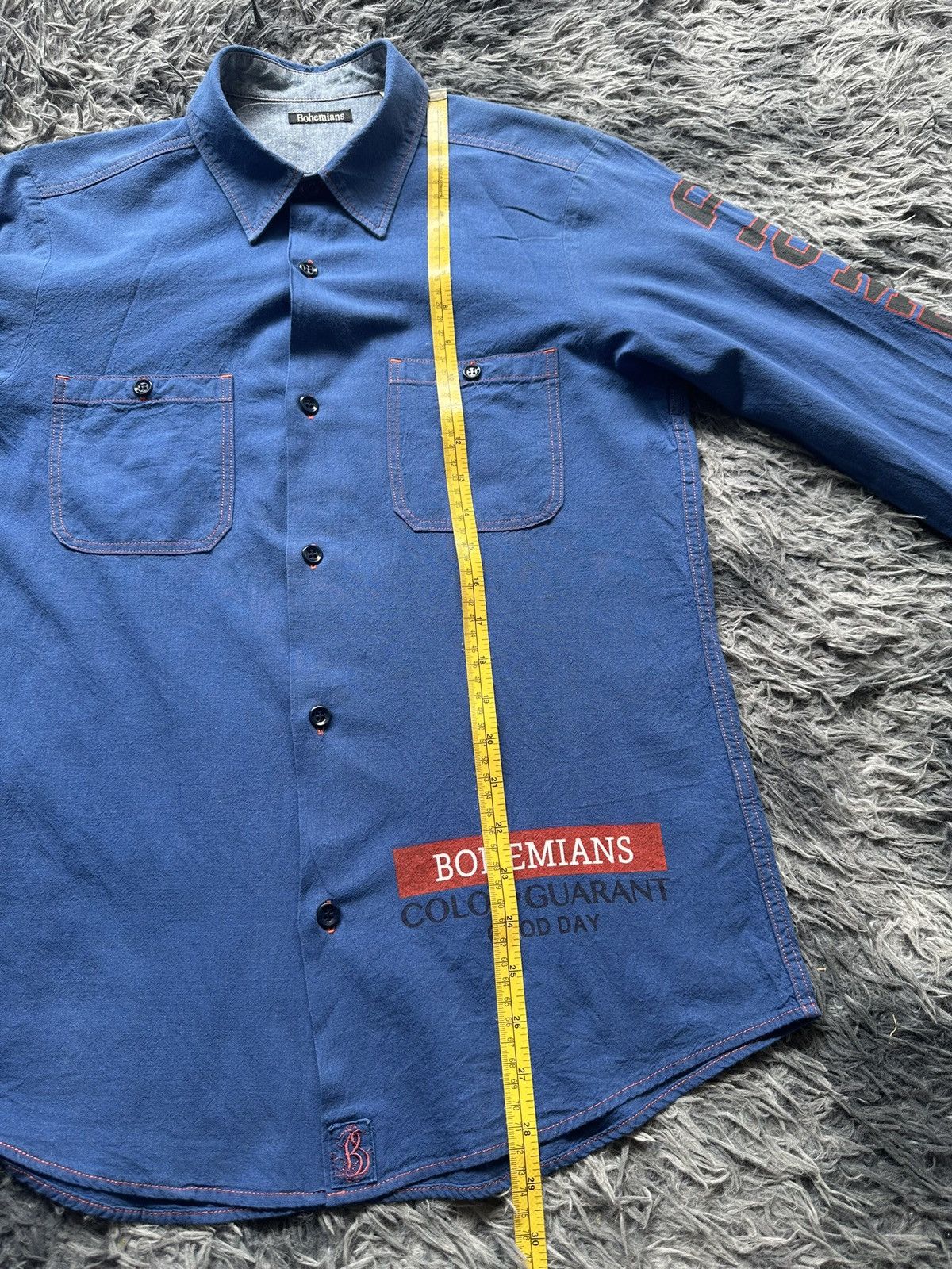 Hysteric Glamour Bohemians '' Bogey '' shirt double pocket Size US M / EU 48-50 / 2 - 17 Thumbnail