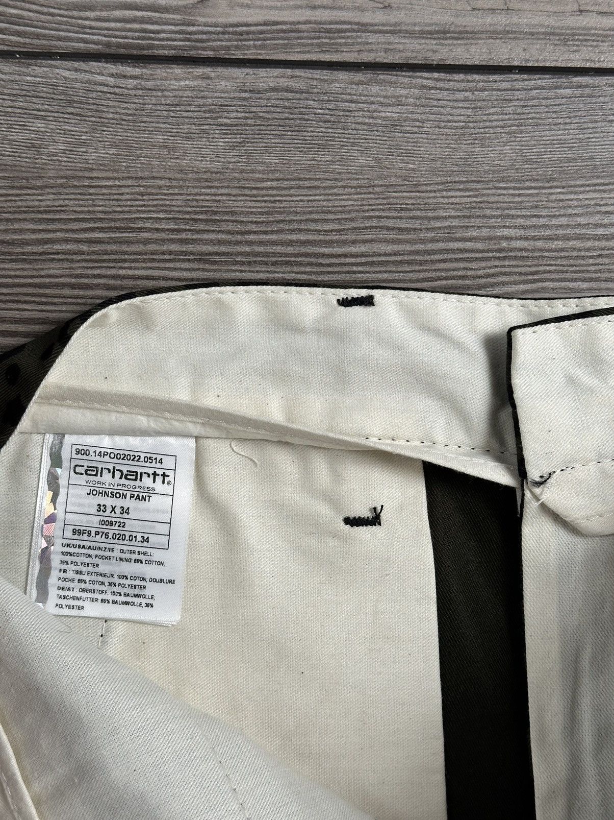 Carhartt × Carhartt Wip Carhartt WIP Panther Print Johnson Pants Size US 35 - 4 Thumbnail