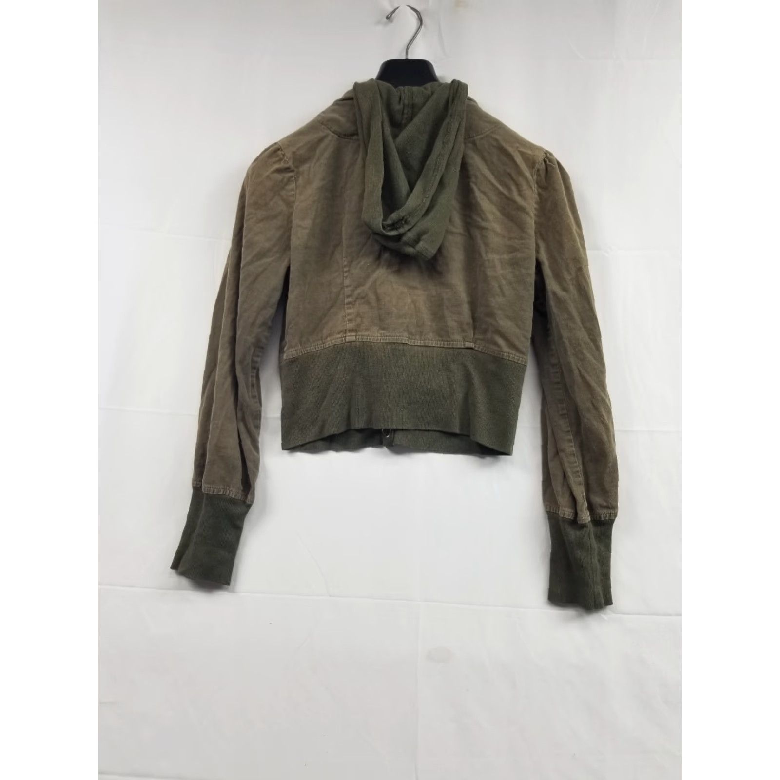 Vintage Event Womens Jacket Hooded Long Sleeve Pockets Brown Medium Size M / US 6-8 / IT 42-44 - 2 Thumbnail