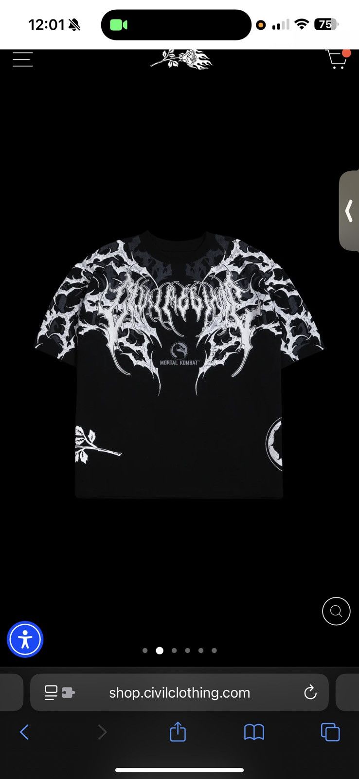 Civil Regime Civil Regime X Mortal Kombat Collab Size US XXL / EU 58 / 5 - 2 Thumbnail