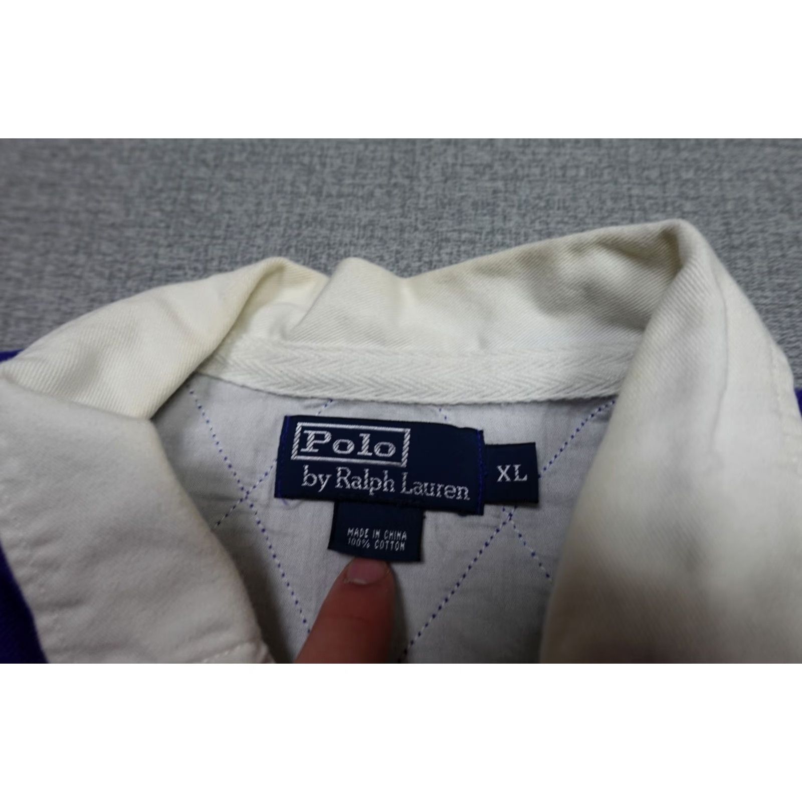 Ralph Lauren Ralph Lauren Polo Rugby Polo Mens XL Blue Quilted Striped Polo Polo Ralph Lauren Rugby Polo Mens XL Blue Quilted Striped Retro Socks? Size US XL / EU 56 / 4 - 2 Thumbnail