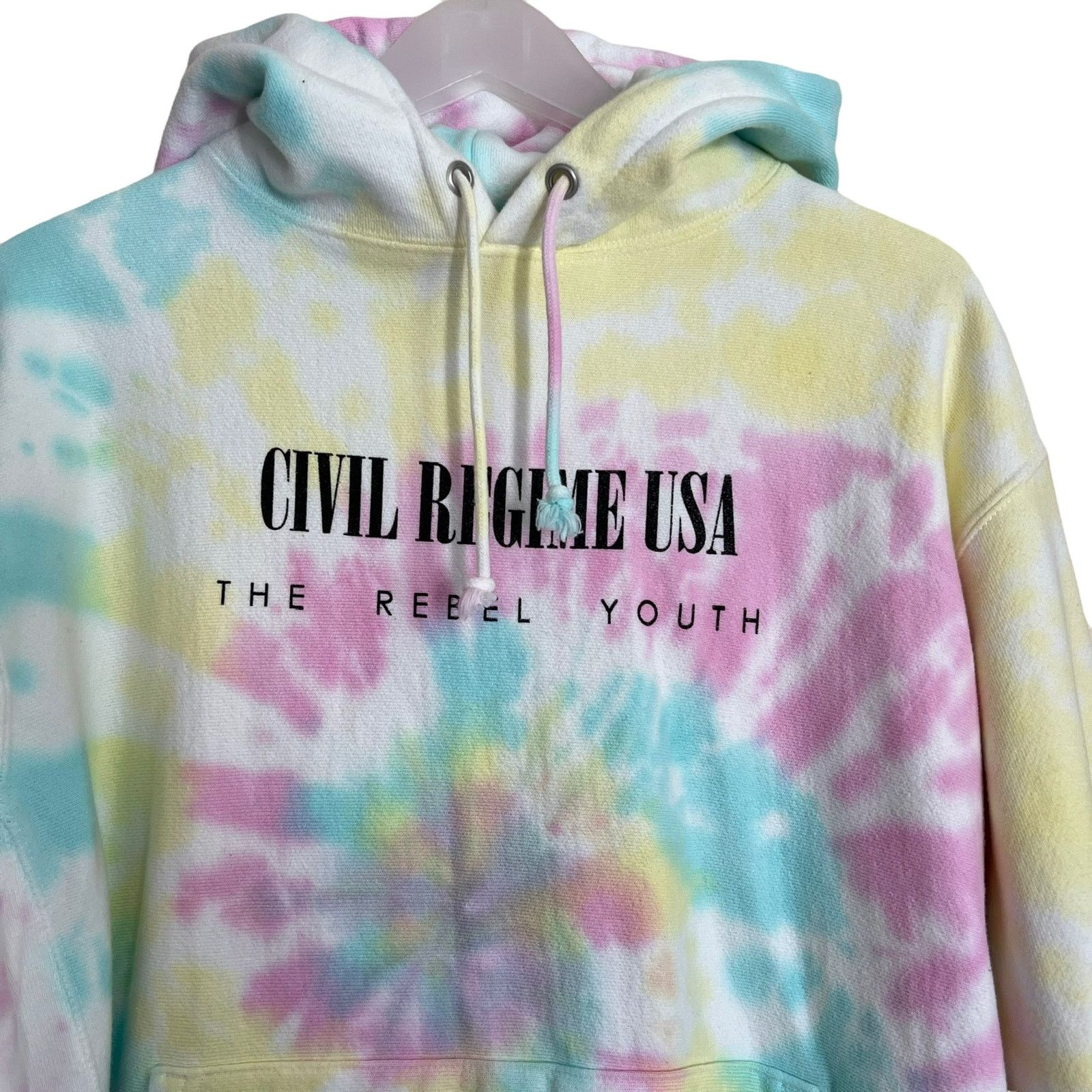 Civil Regime Civil Regime Tie Dyed Hoodie Sweatshirt Size Large Size US L / EU 52-54 / 3 - 2 Thumbnail