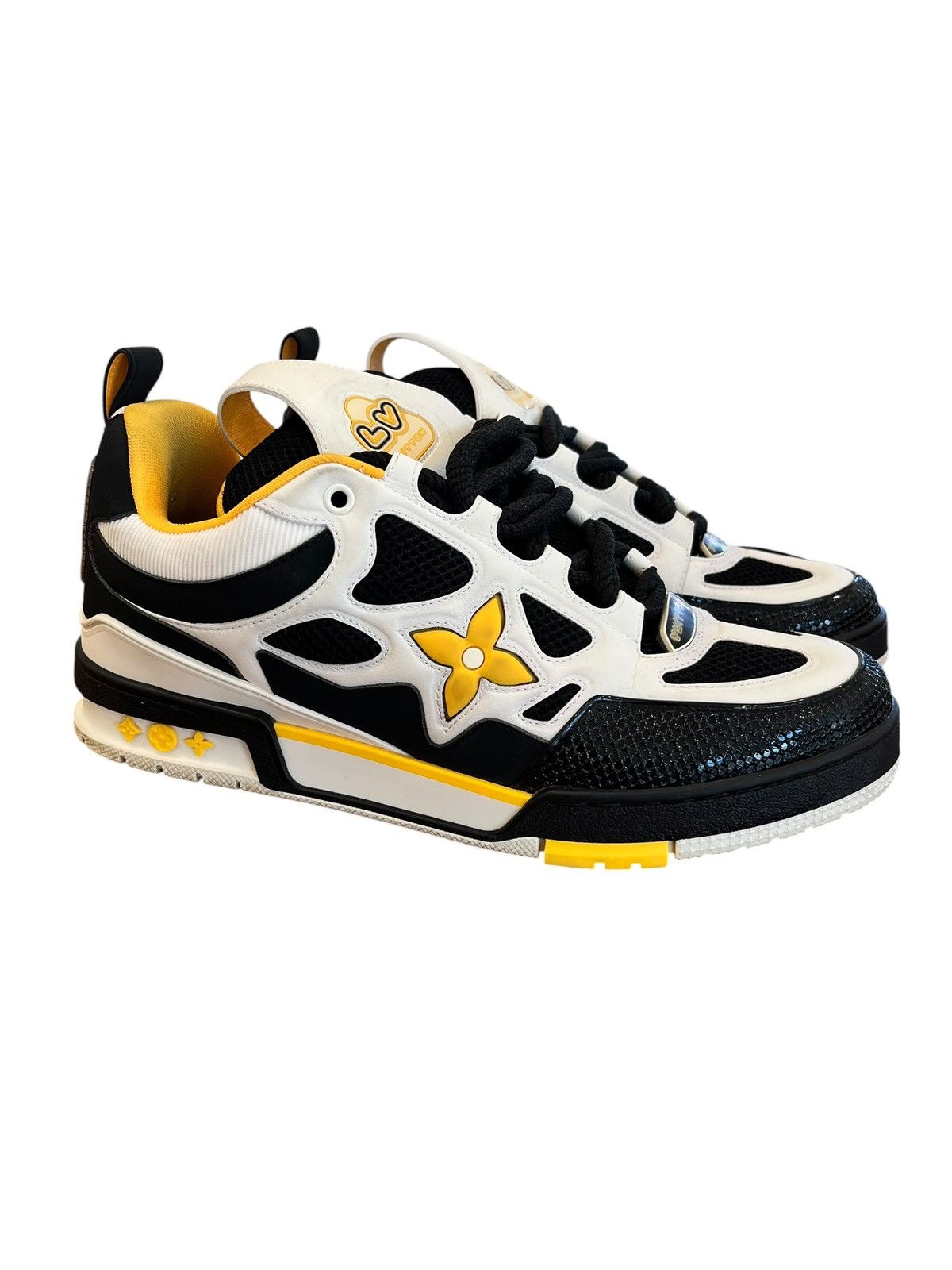 Louis Vuitton Louis Vuitton Skate Sneaker NYC Exclusive Black Yellow Size US 9.5 / EU 42-43 - 1 Thumbnail