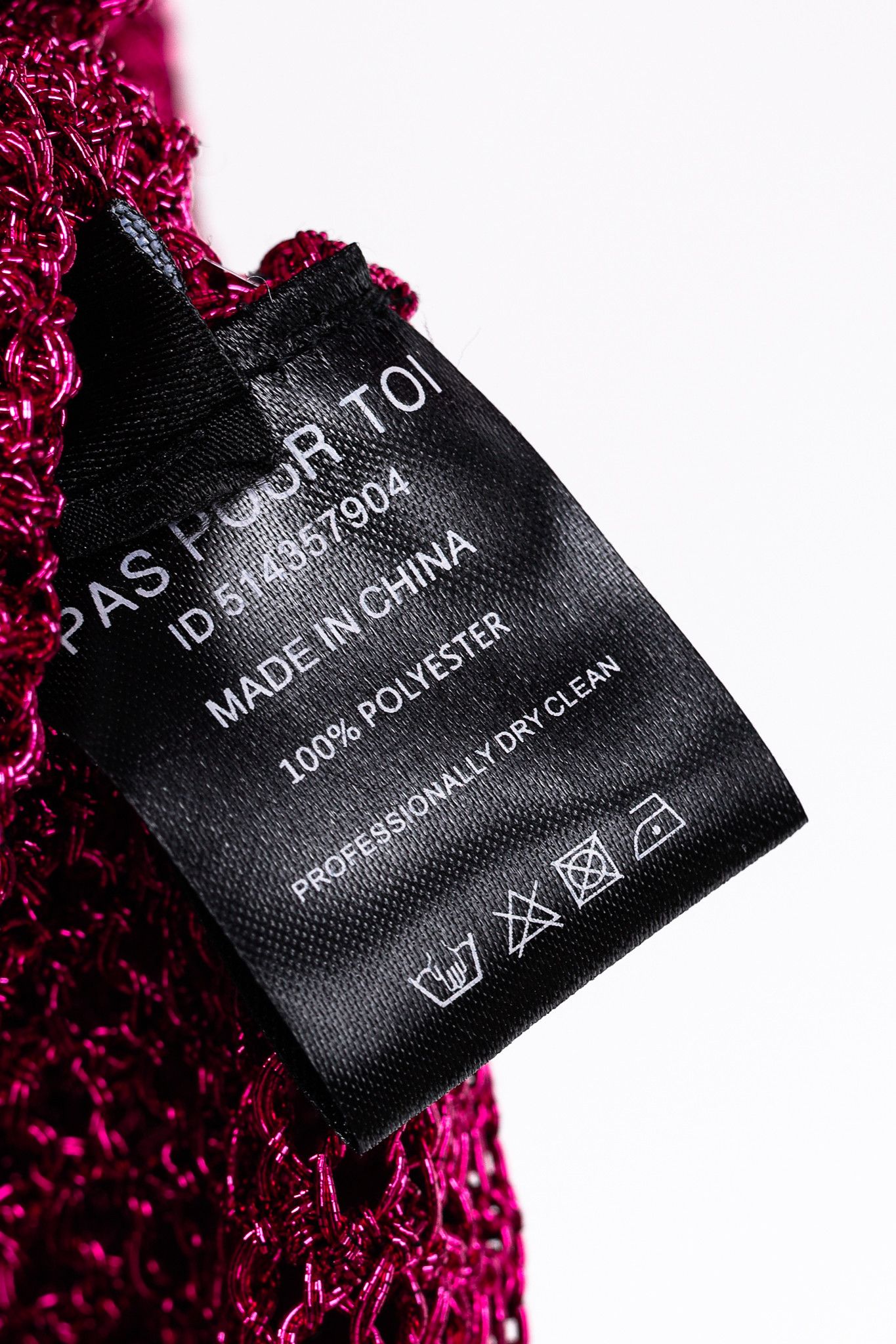 Dodo Bar Or Dodo Bar Or Nma Fuchsia Short-Sleeve Crochet Polo Shirt Size M / US 6-8 / IT 42-44 - 9 Thumbnail